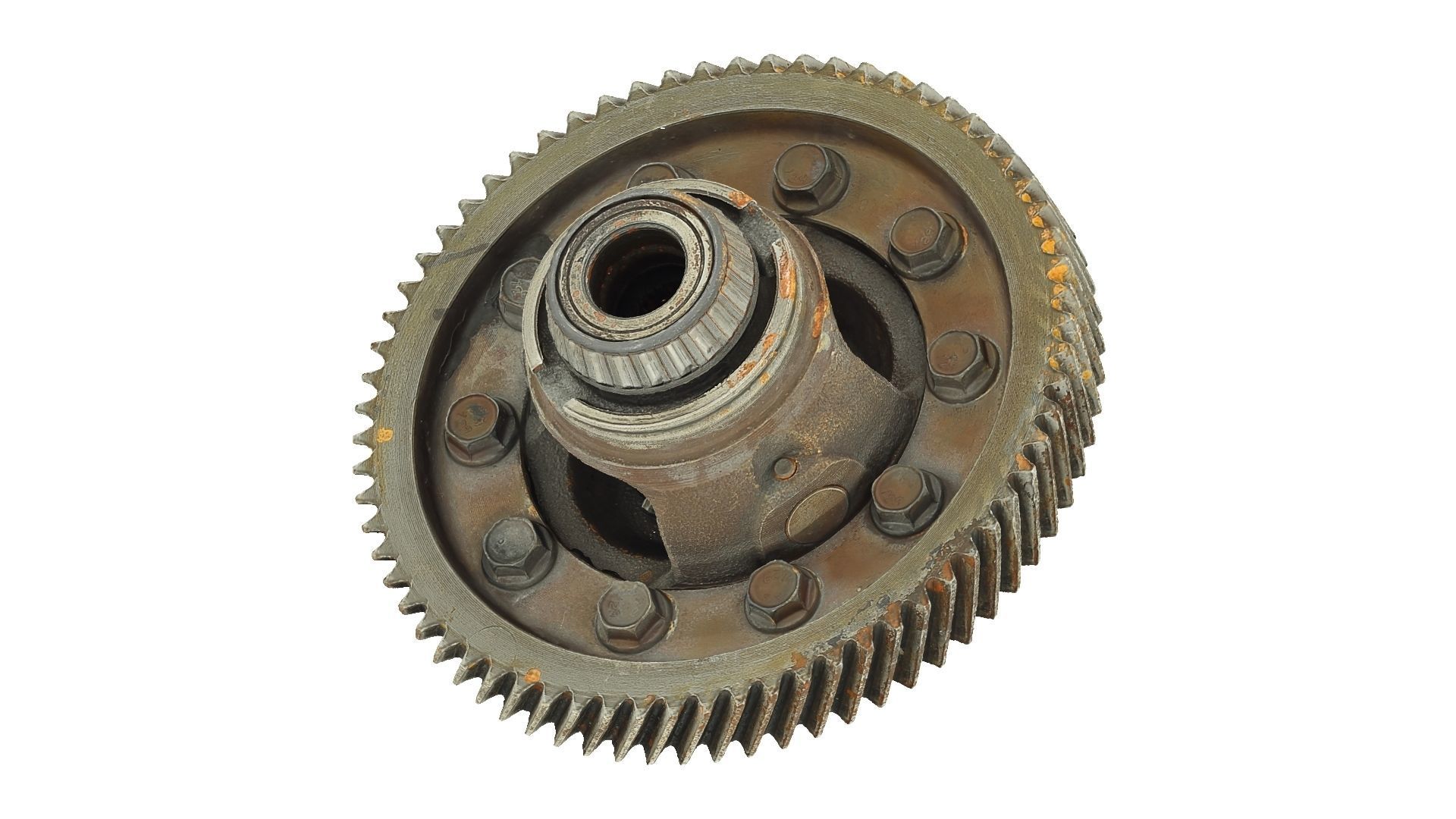 Roller Bearing and Gear Raw Scanned 3D model_6