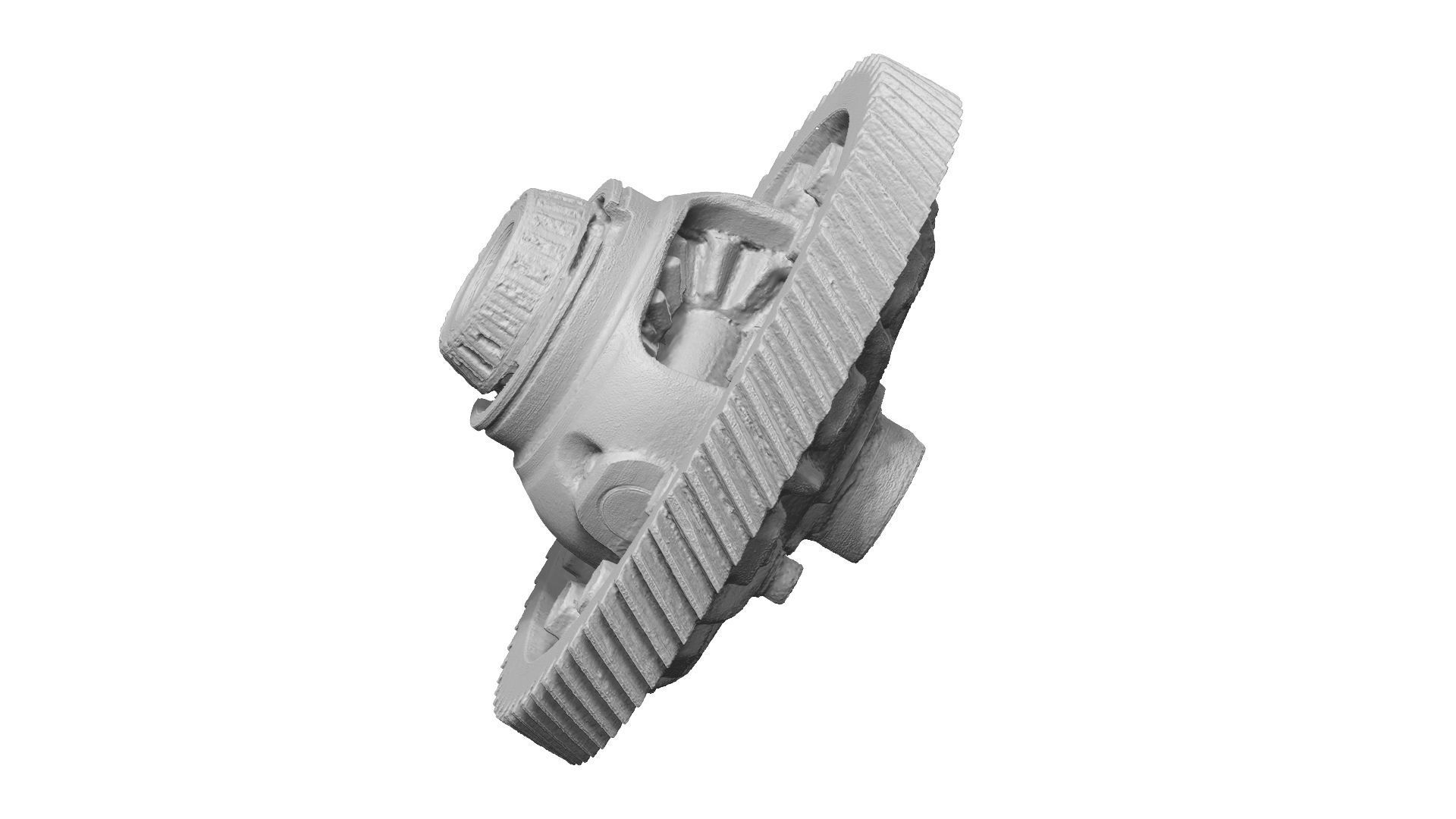 Roller Bearing and Gear Raw Scanned 3D model_12