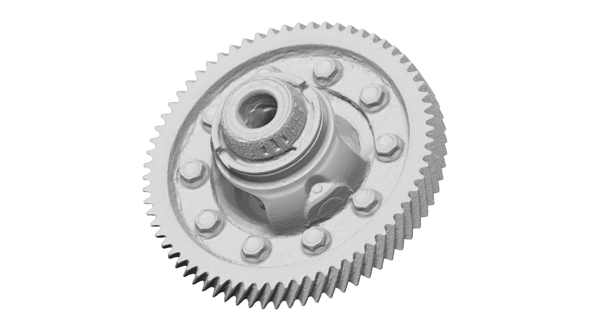 Roller Bearing and Gear Raw Scanned 3D model_13