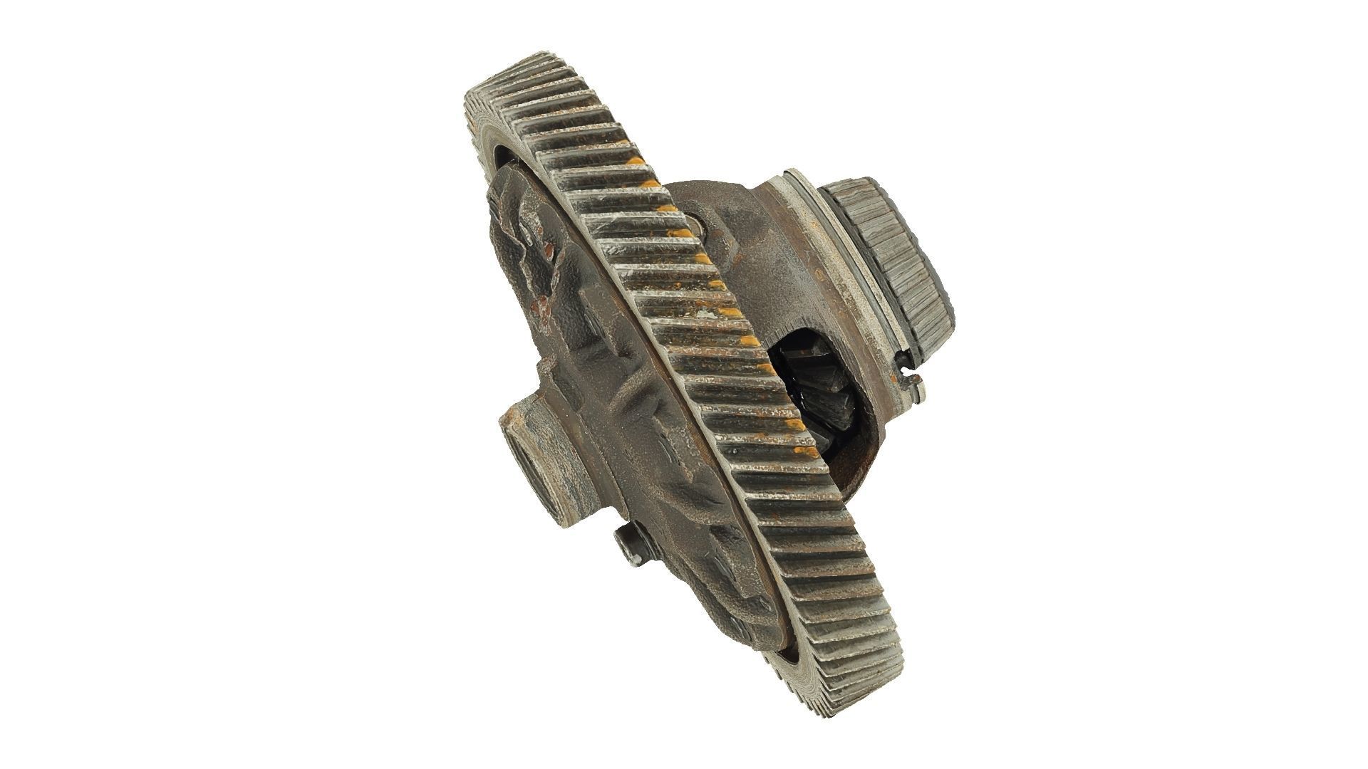 Roller Bearing and Gear Raw Scanned 3D model_2