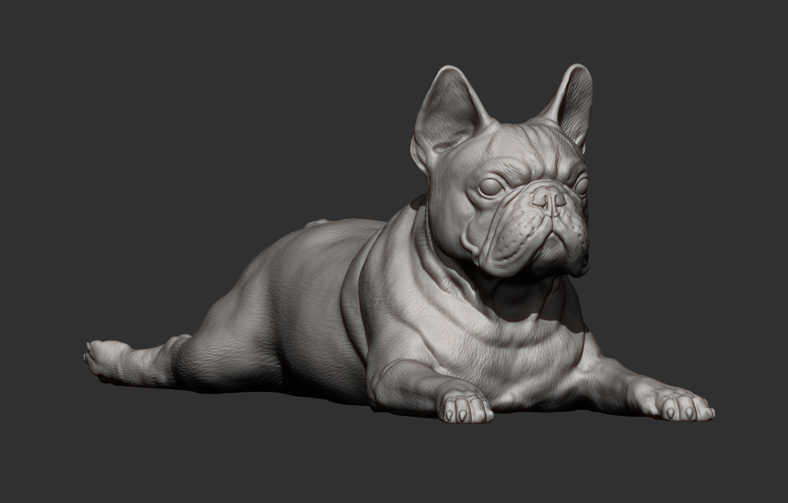 French Bulldog 3D print model_5