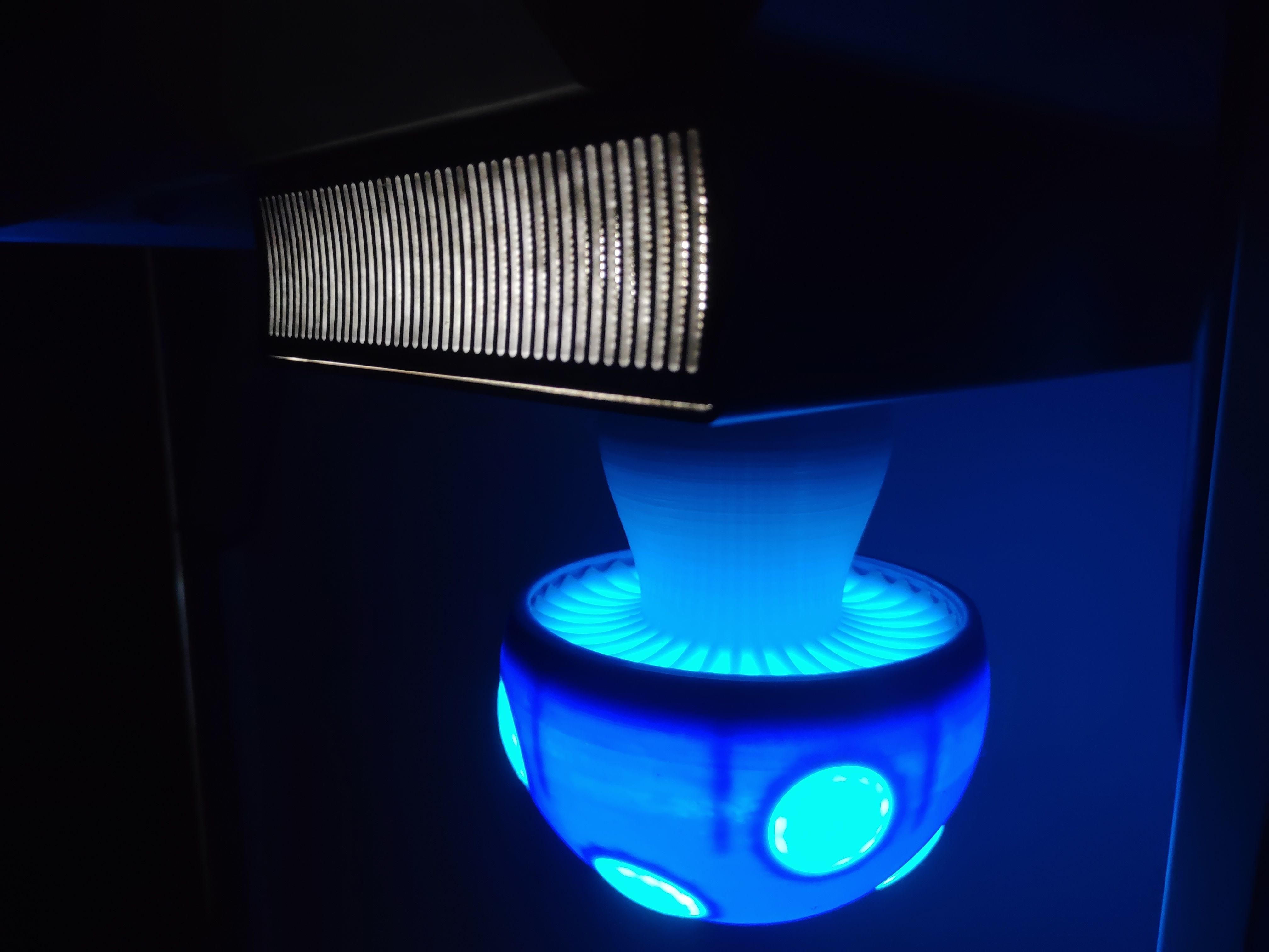 Mushroom Lamp  3D print model_4