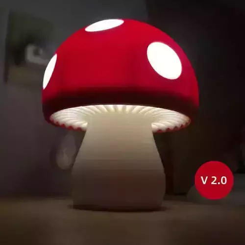 Mushroom Lamp  3D print model