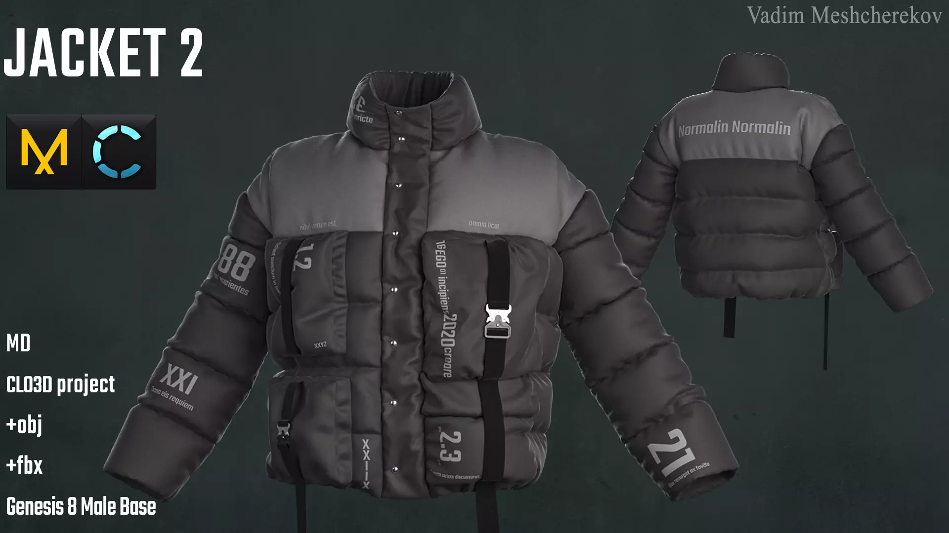 JACKET 2 mc 3D model_0