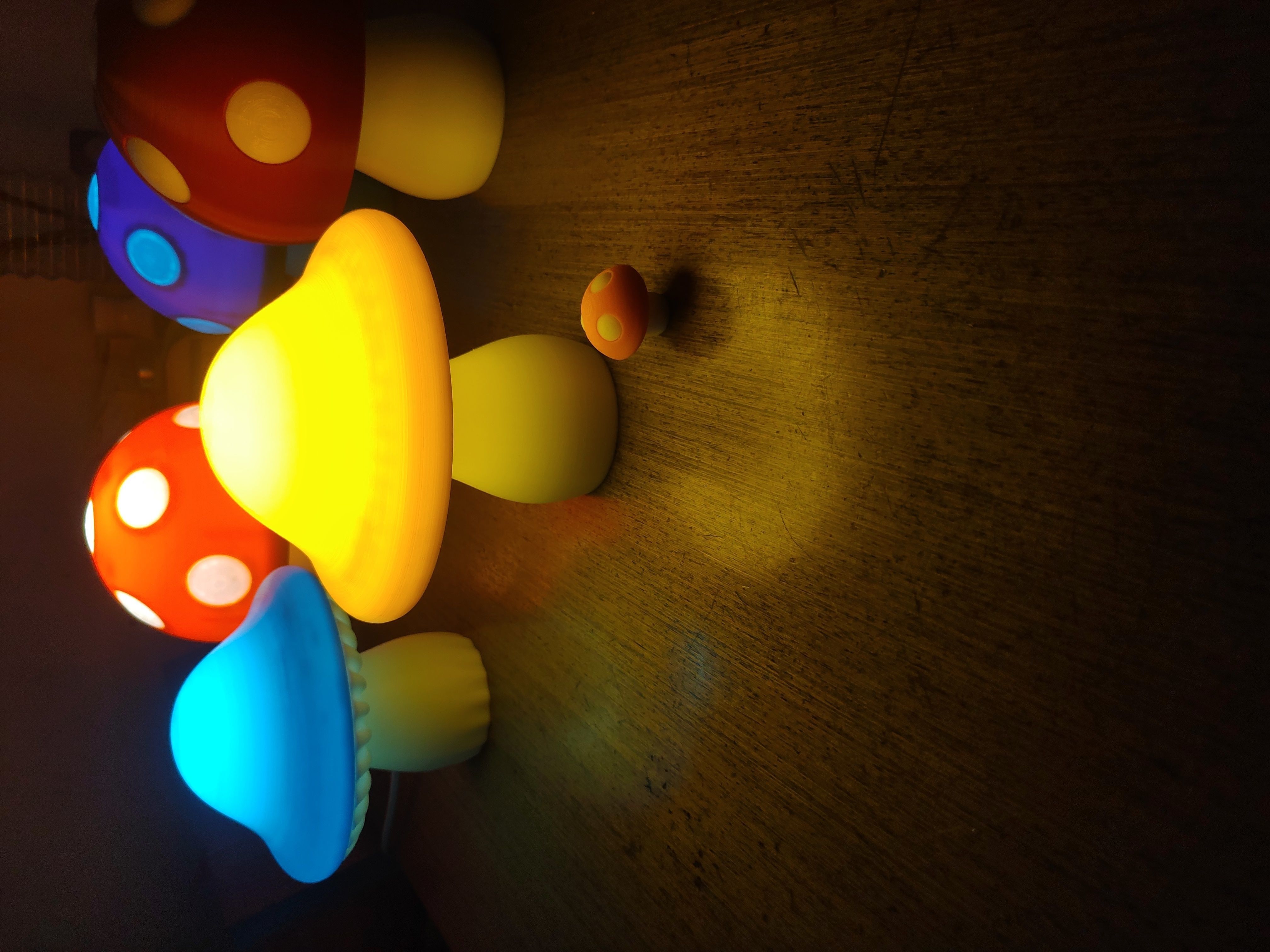 Mushroom Lamp B 3D print model_4