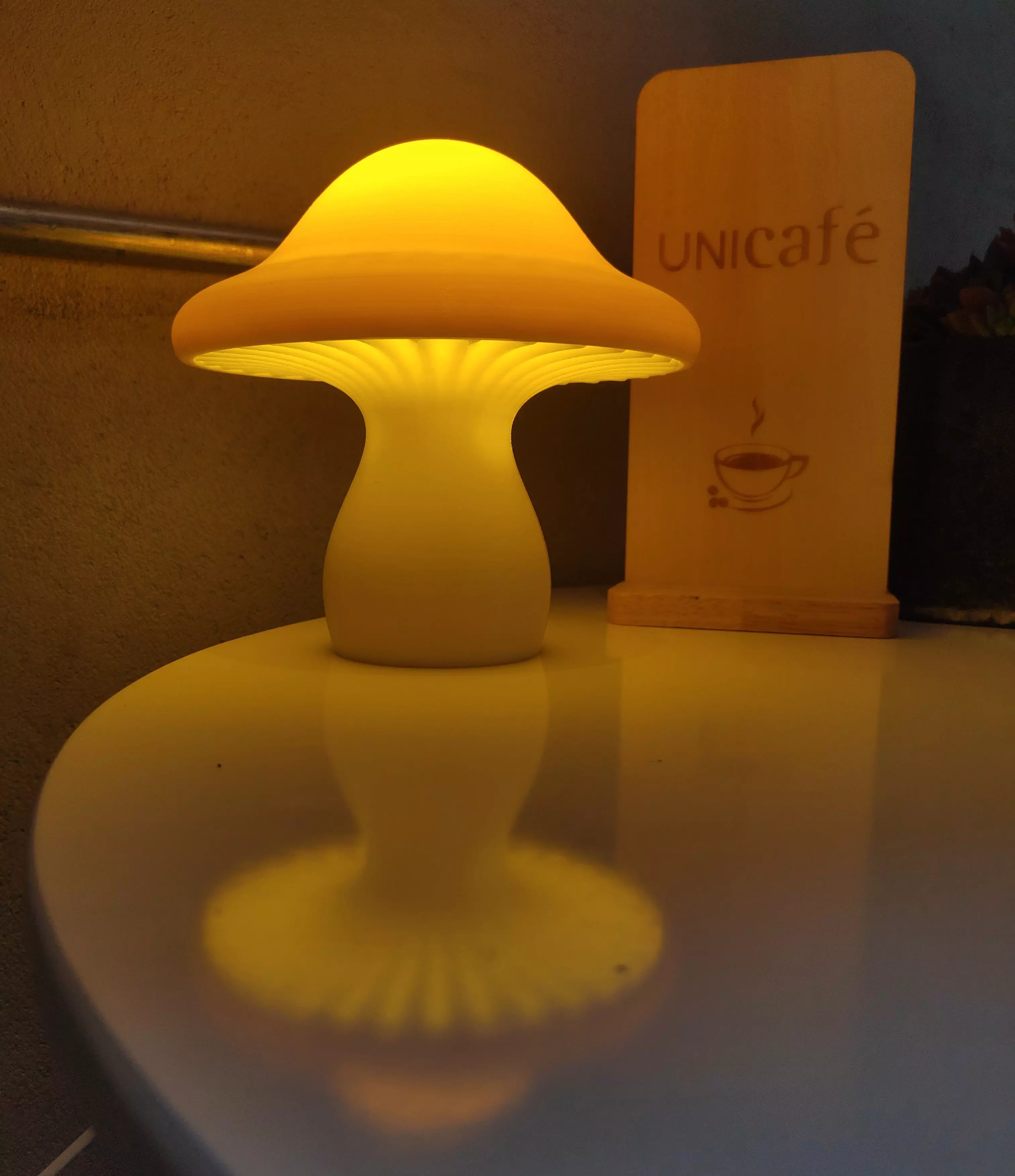 Mushroom Lamp B 3D print model_0