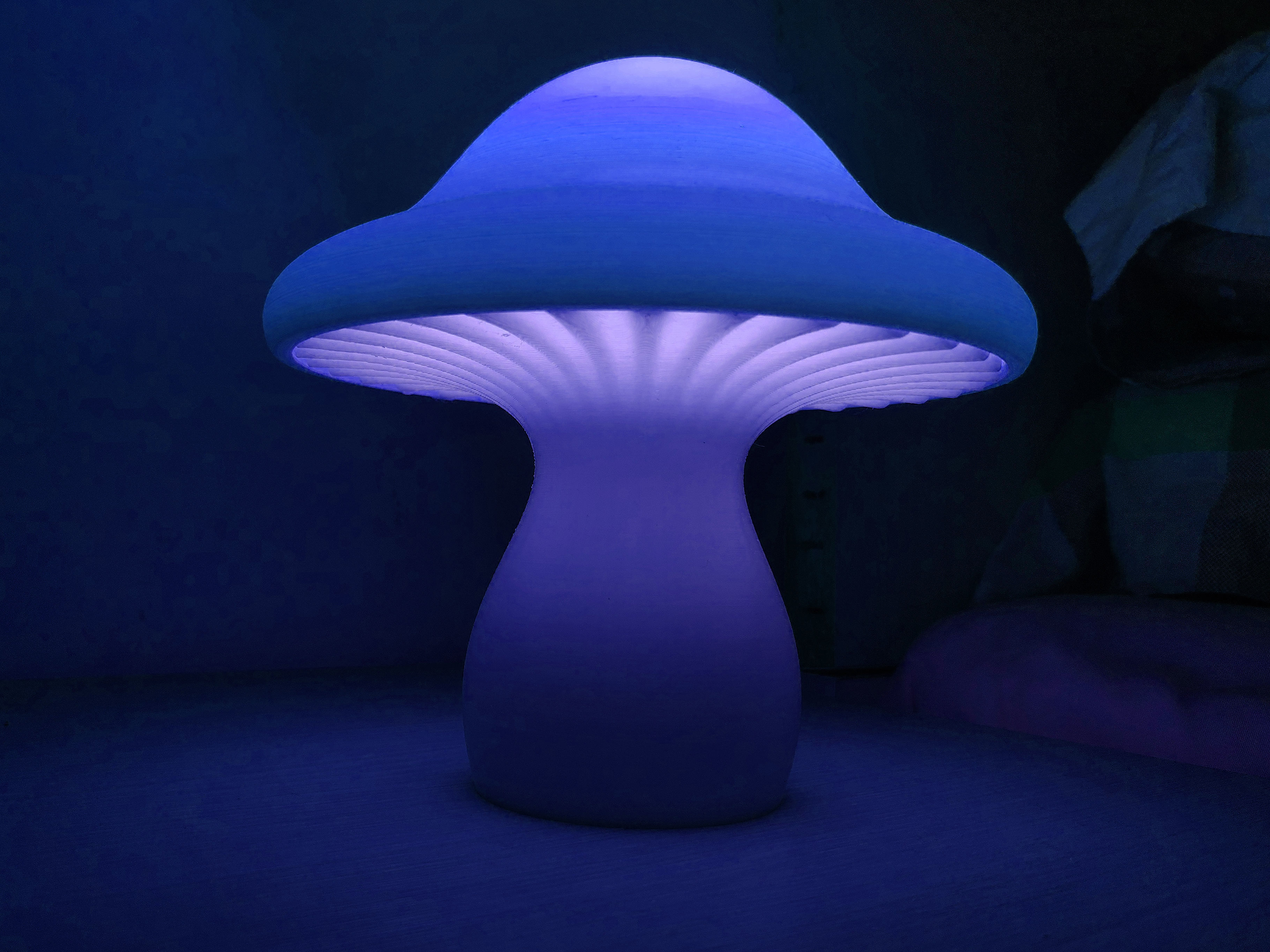 Mushroom Lamp B 3D print model_5