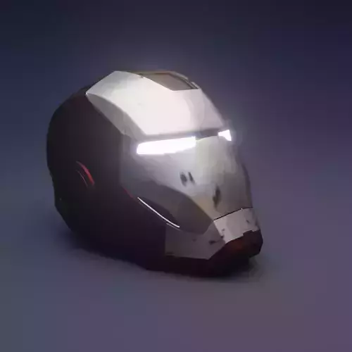 Iron Man mark II Helmet 3D model