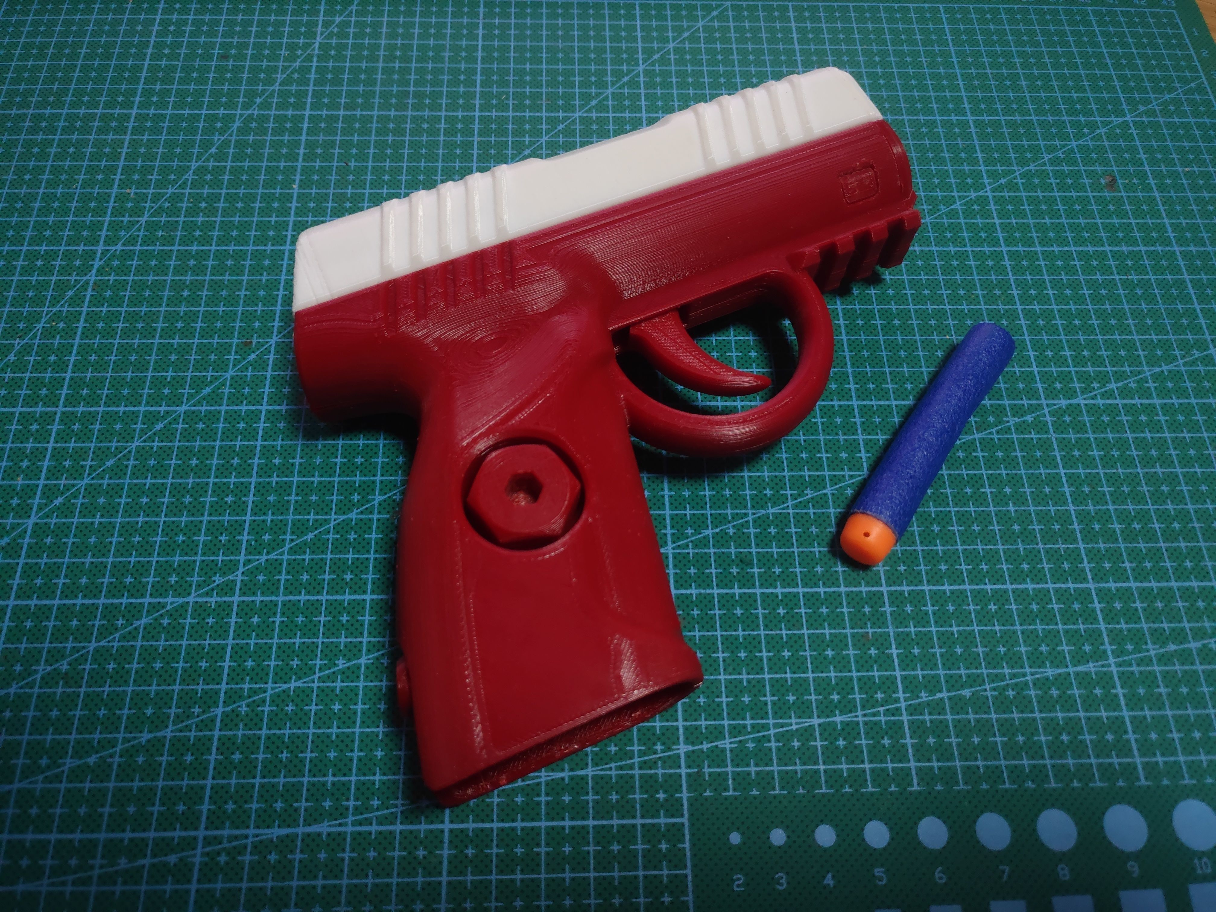 Toy Pistol 3D print model_14