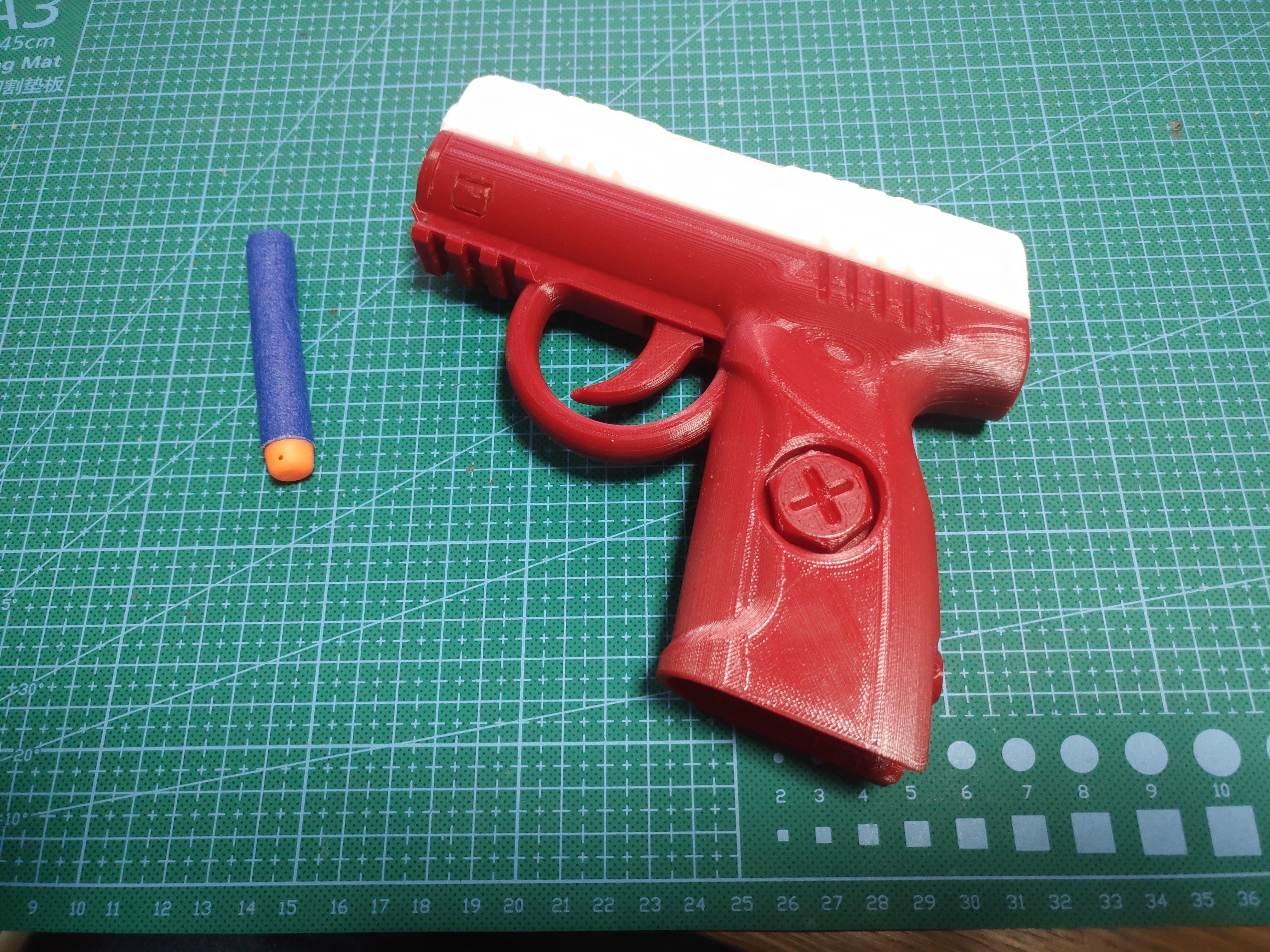 Toy Pistol 3D print model_15