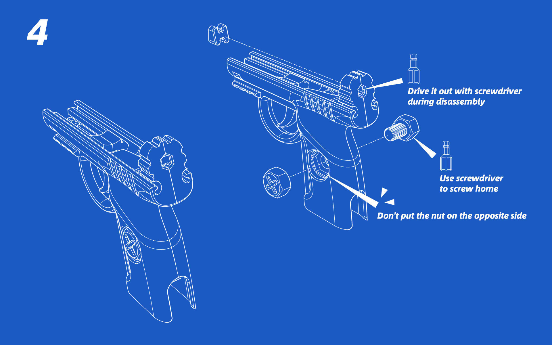 Toy Pistol 3D print model_7
