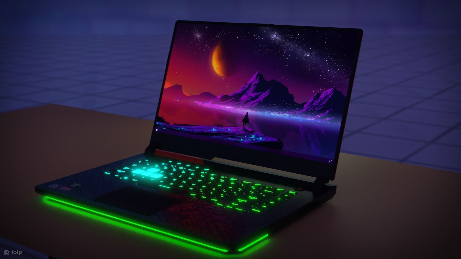 Asus ROG Strix G15 - Gaming Laptop 3D model_11