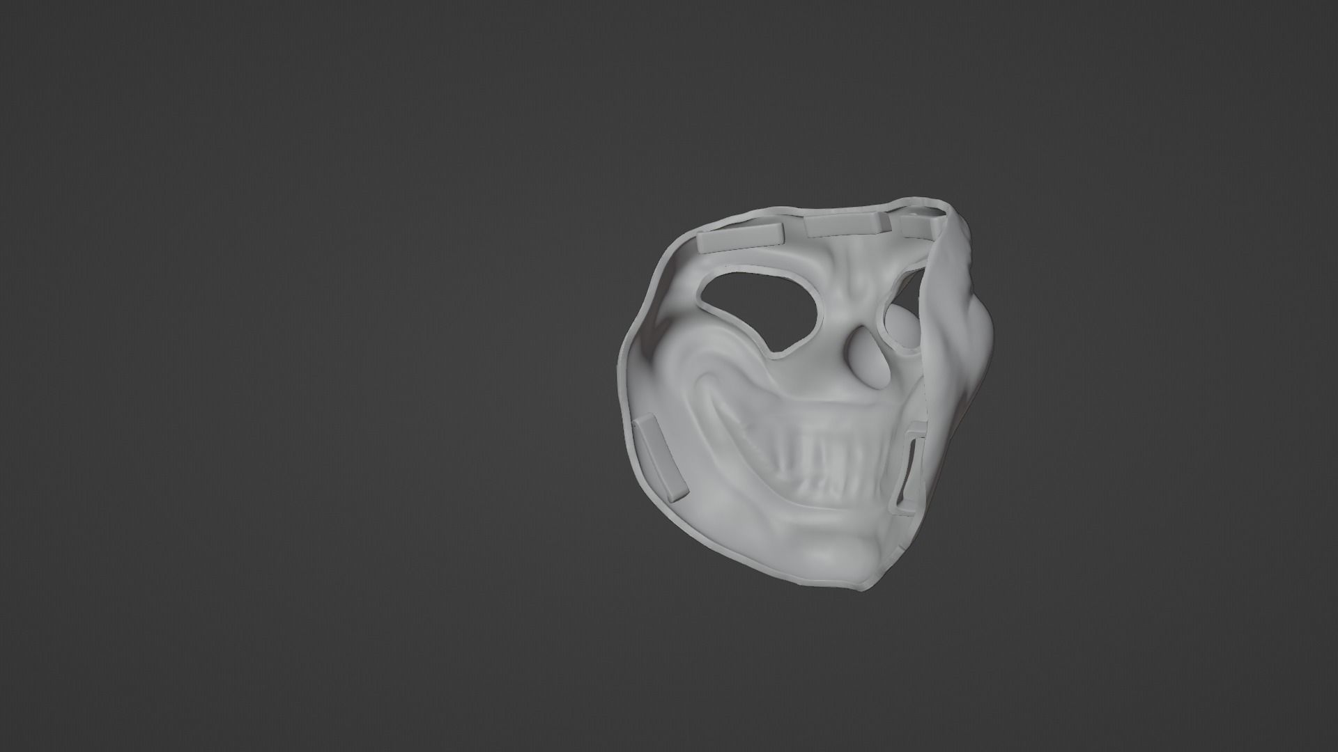  Sweet tooth mask butcher clow from twisted metal show  3D print model_3