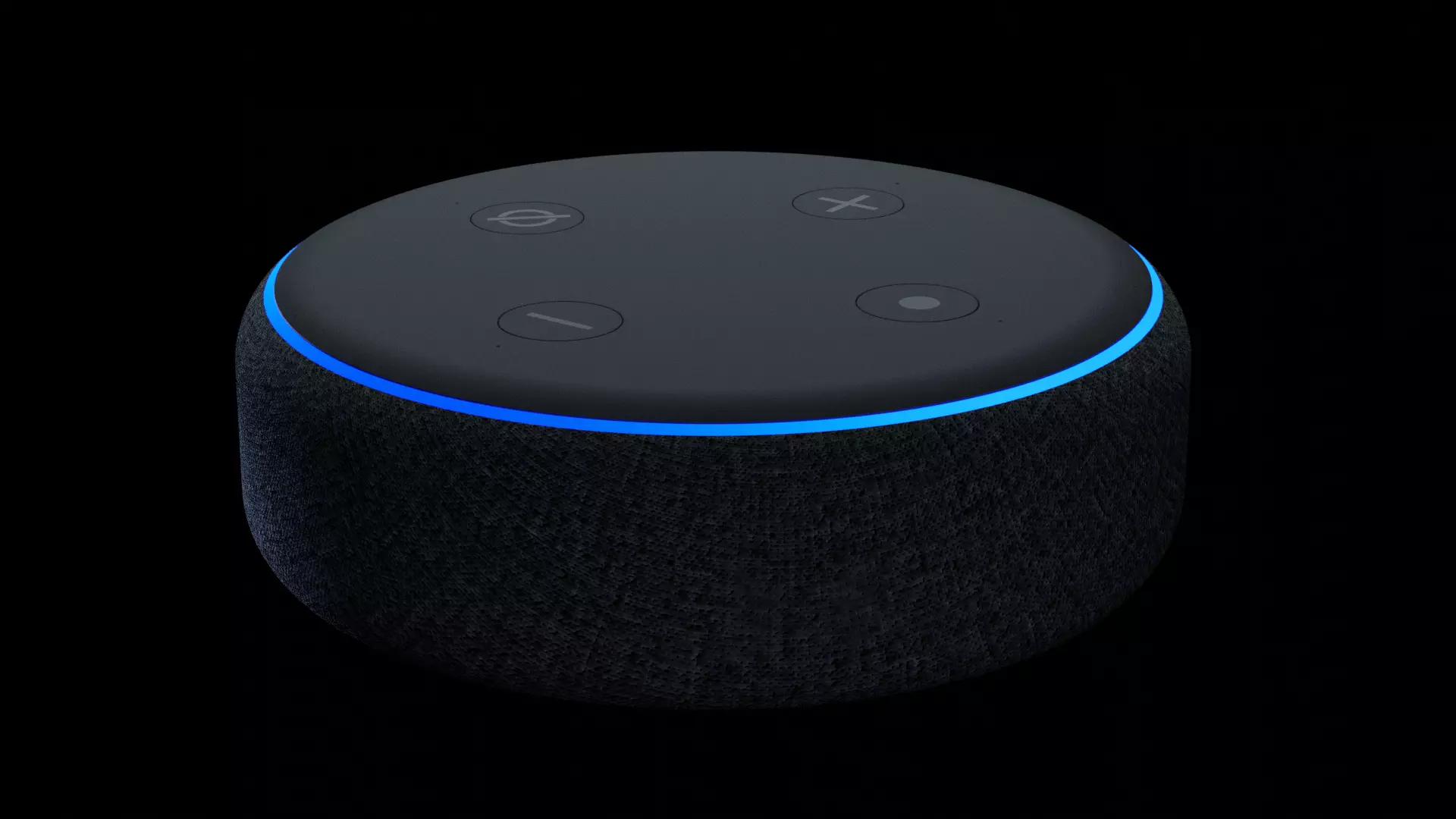 third generation echo dot alexa 3D model_0