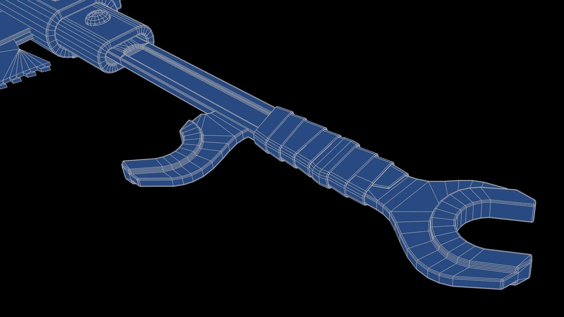 Modifiable Strike Weapon 12 Low-poly 3D model_27