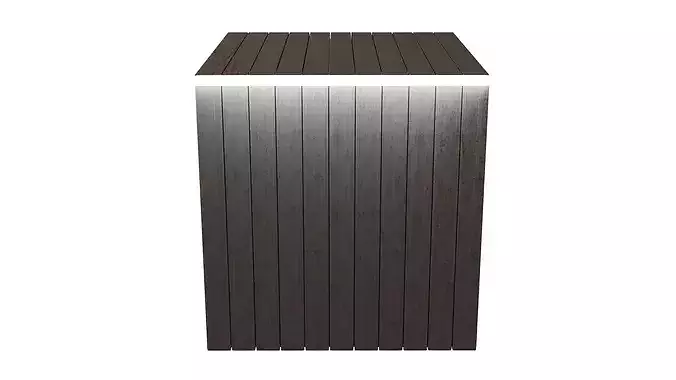 Modern elegant cube table wooden modules and decorative fabric