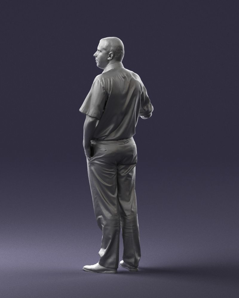 Male consultant in a blue shirt 0245 3DP 3D print model_24
