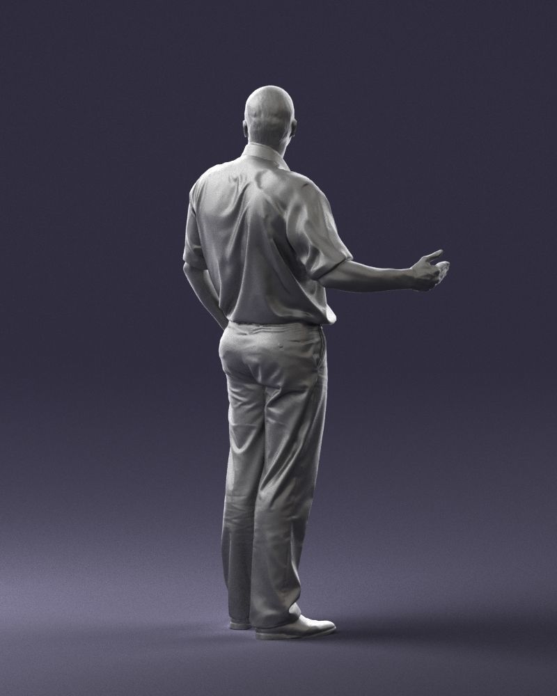 Male consultant in a blue shirt 0245 3DP 3D print model_18