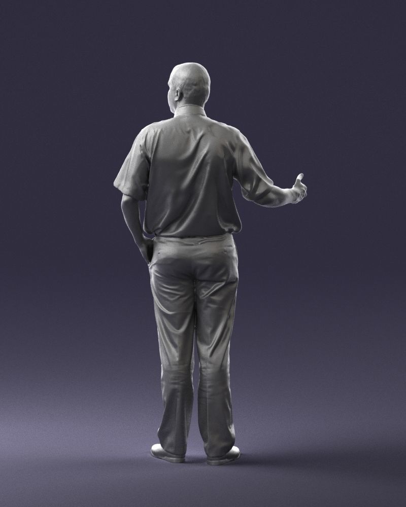 Male consultant in a blue shirt 0245 3DP 3D print model_21
