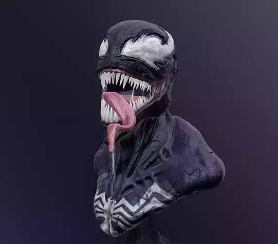 Venom 3D print bust
