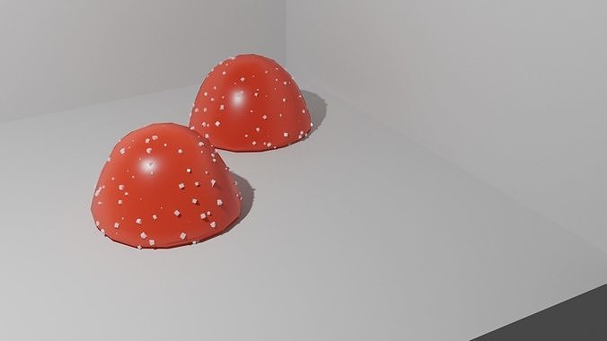 gumdrop two spheres 3D model