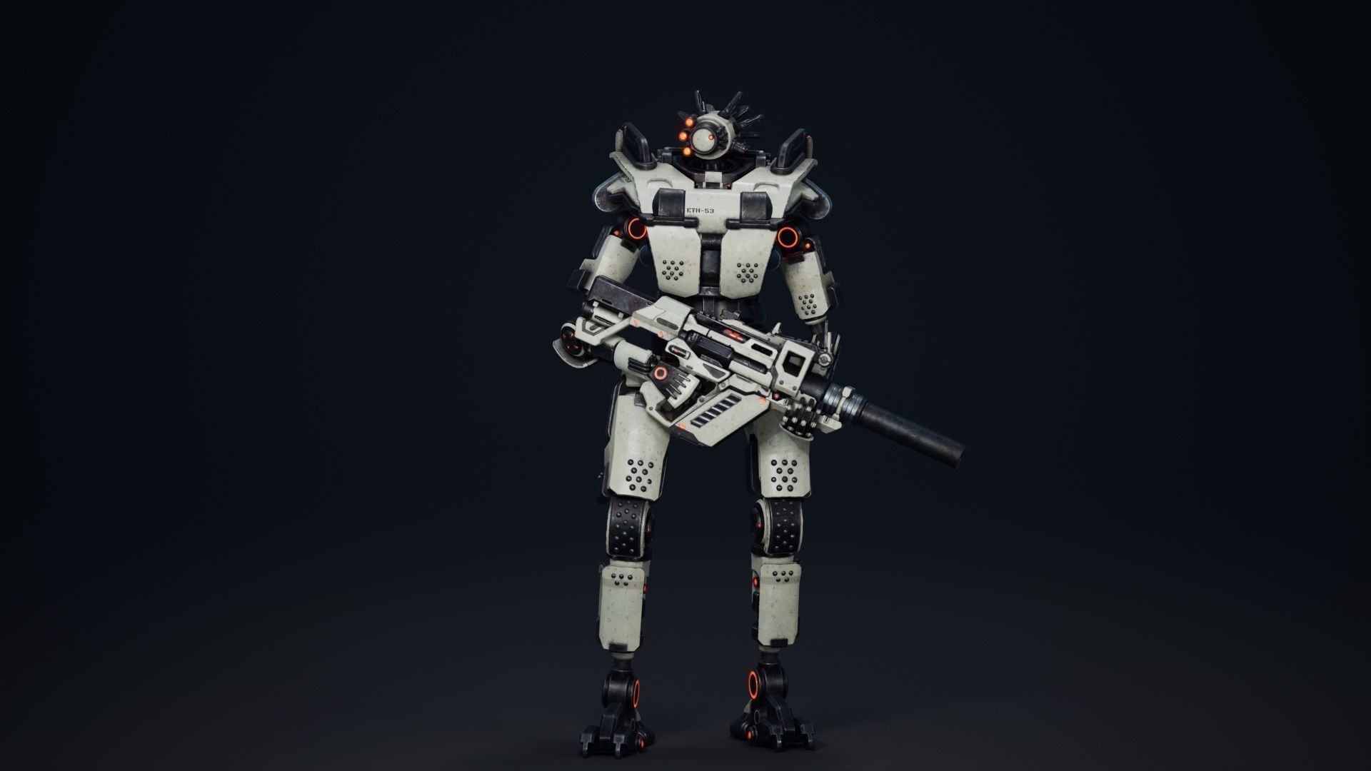 Etasphera53 apocalypse weapon Low-poly 3D model_5