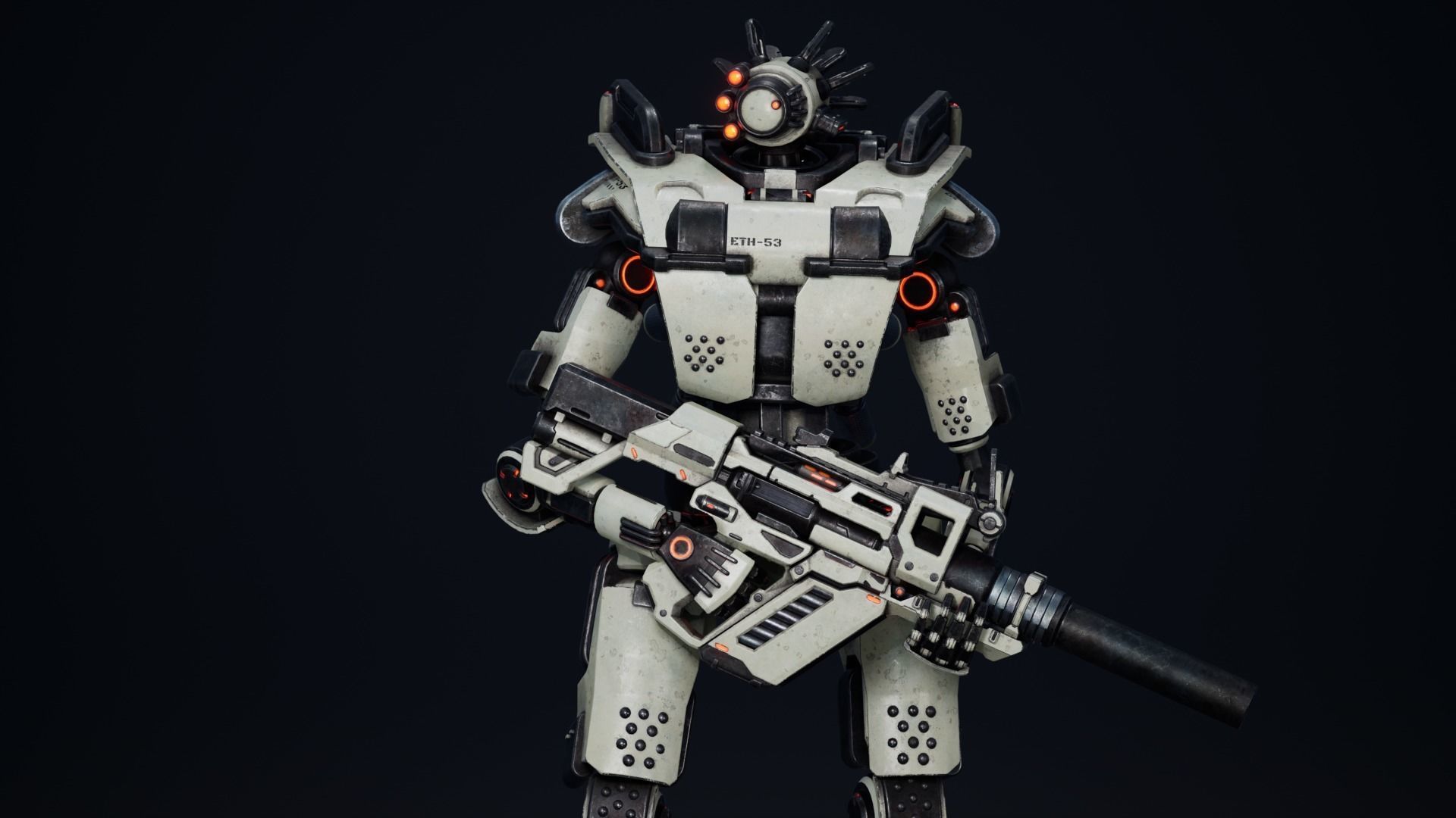 Etasphera53 apocalypse weapon Low-poly 3D model_4