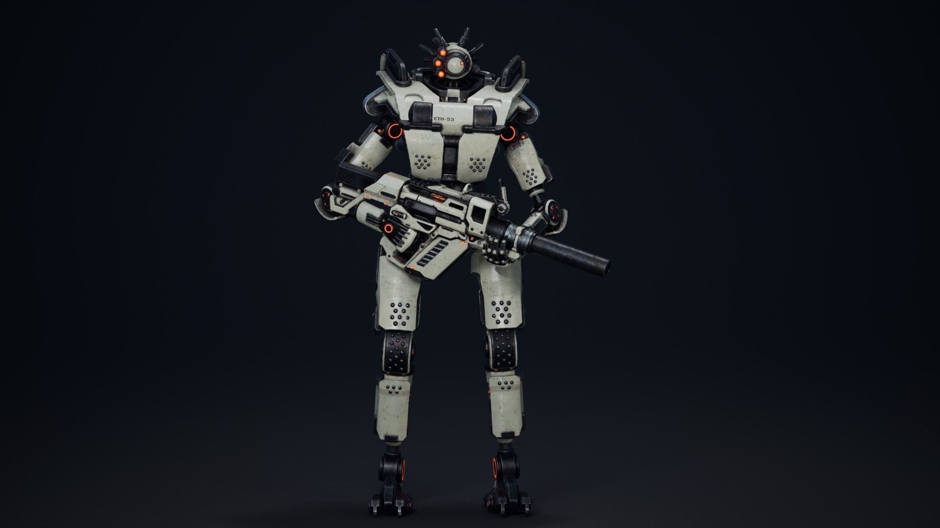 Etasphera53 apocalypse weapon Low-poly 3D model_14