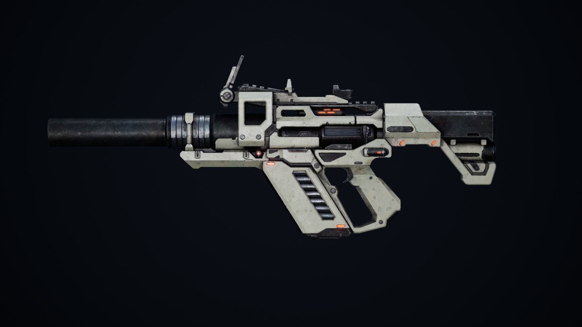 Etasphera53 apocalypse weapon Low-poly 3D model_8