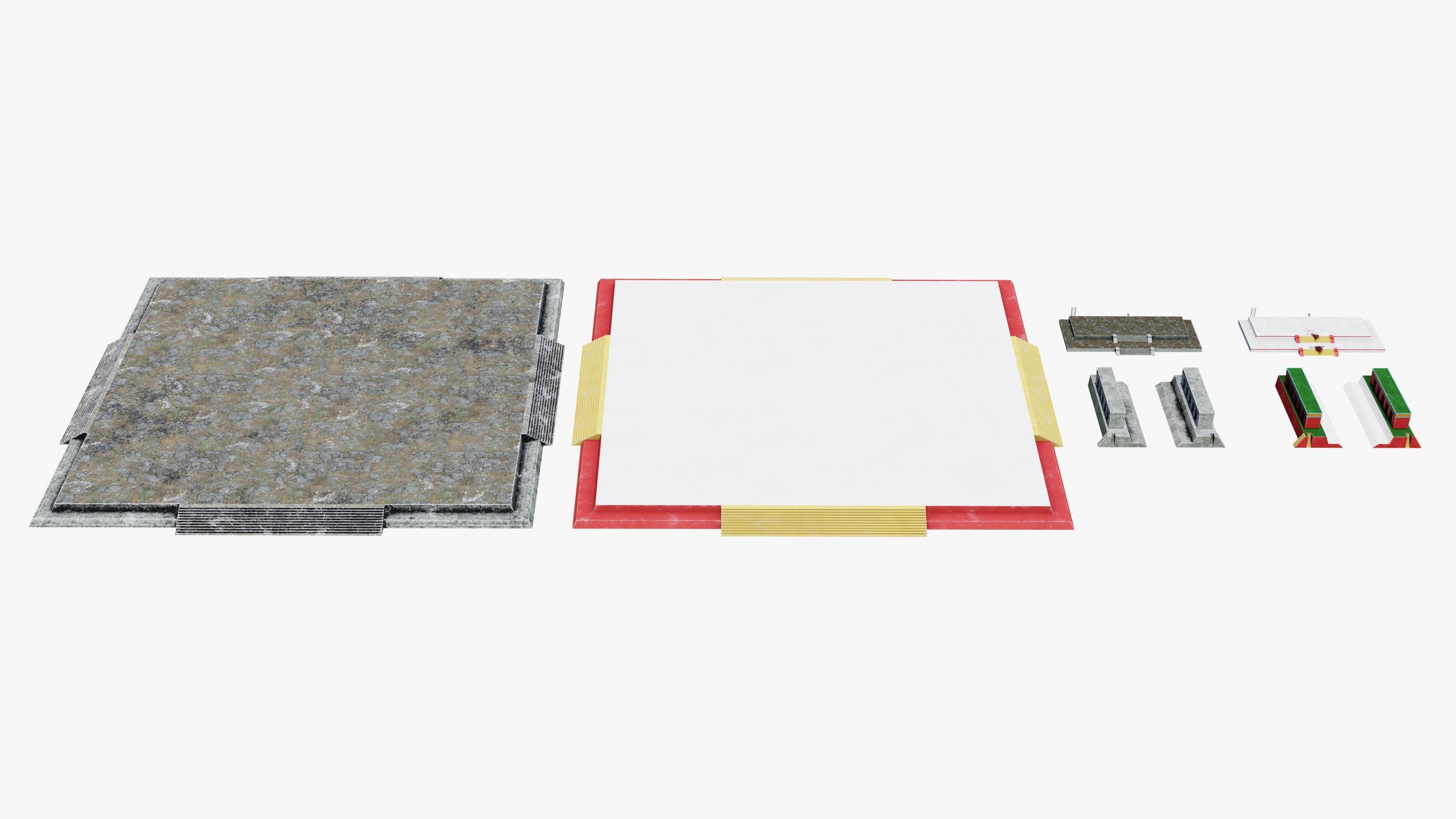 Mayan - Aztec Collection Low-poly 3D model_10