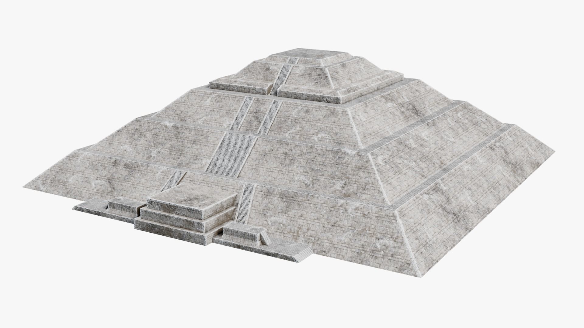 Mayan - Aztec Collection Low-poly 3D model_60