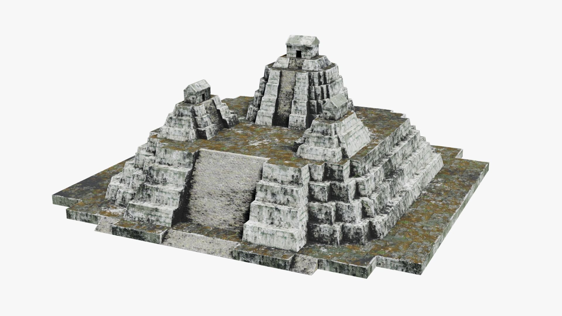 Mayan - Aztec Collection Low-poly 3D model_21