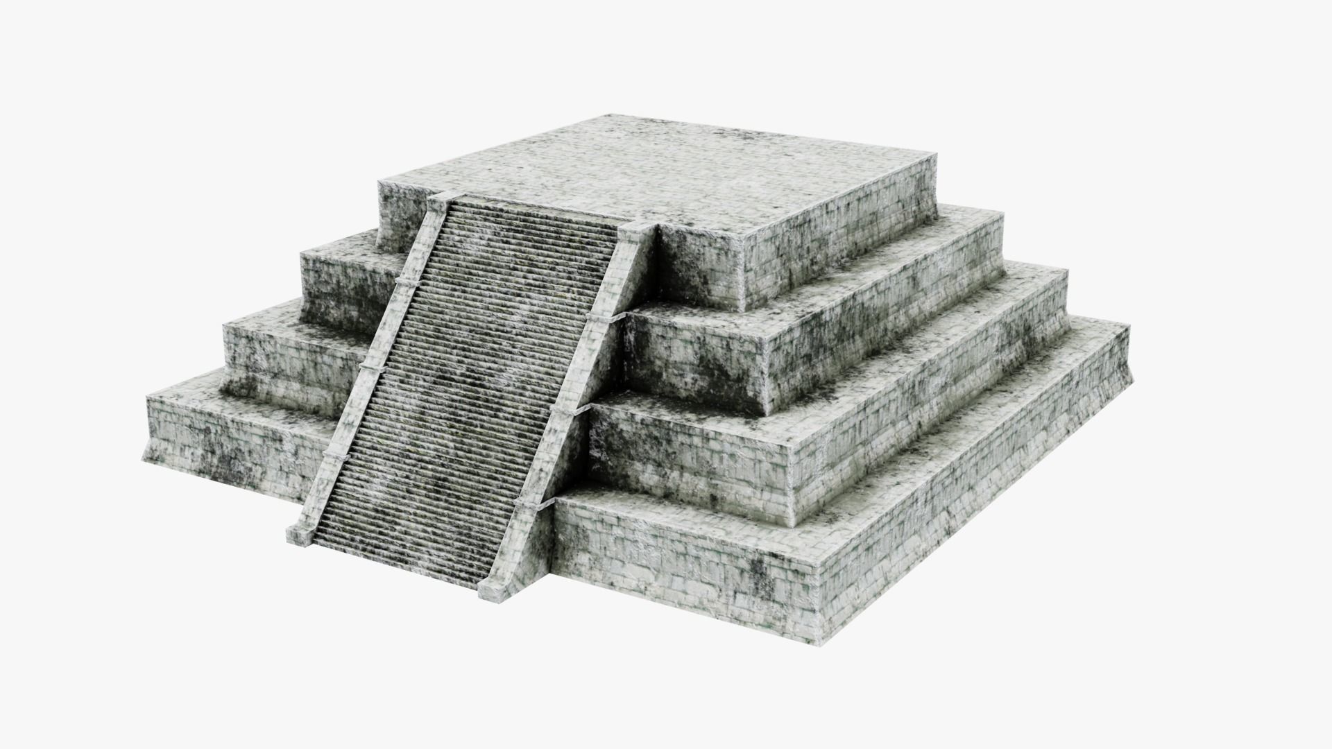 Mayan - Aztec Collection Low-poly 3D model_90