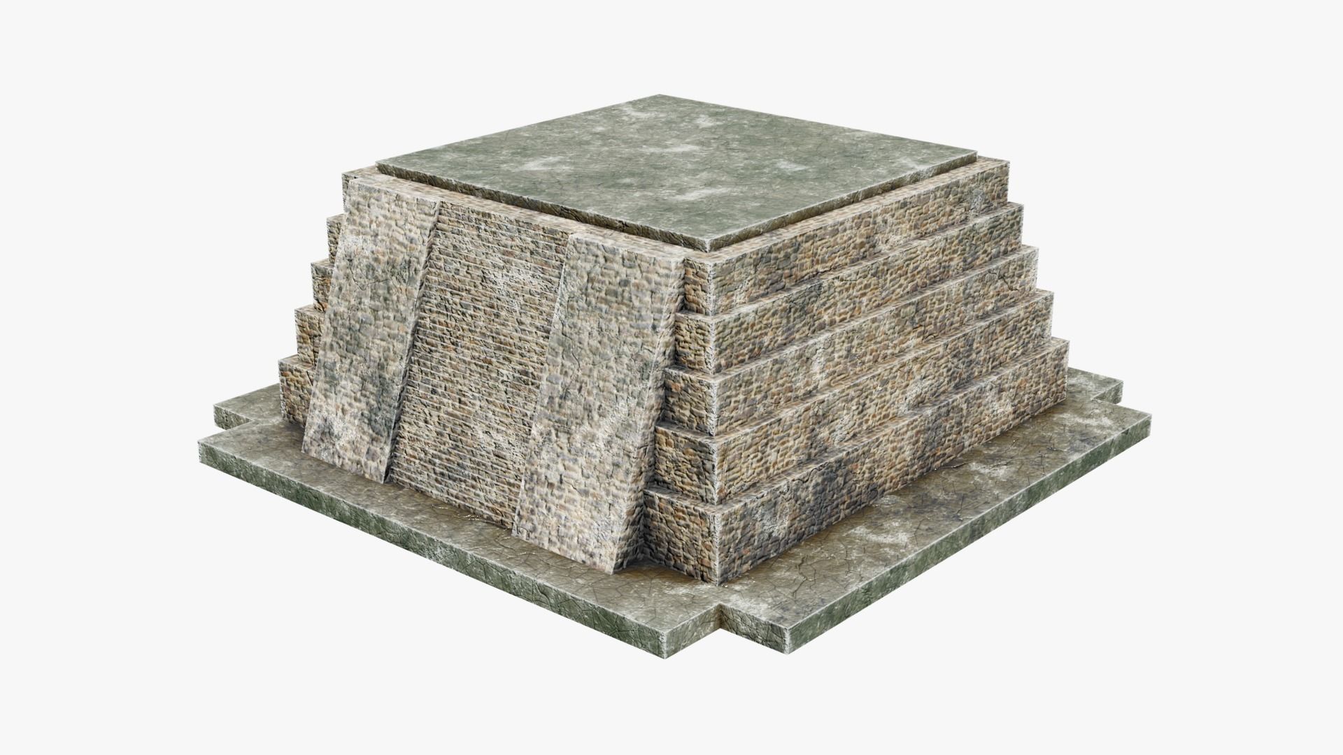 Mayan - Aztec Collection Low-poly 3D model_27