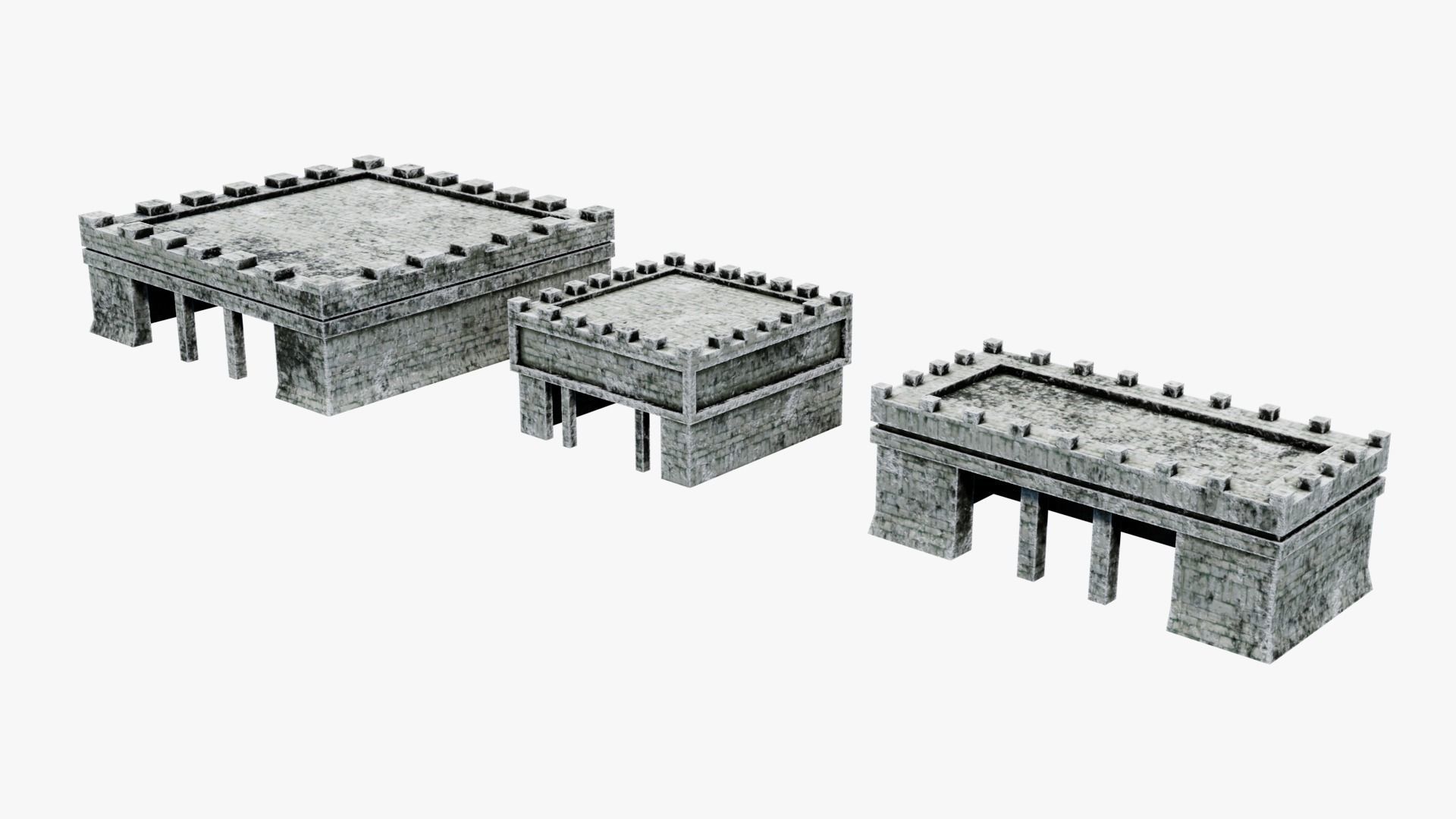 Mayan - Aztec Collection Low-poly 3D model_42