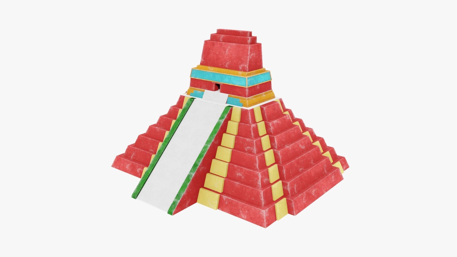 Mayan - Aztec Collection Low-poly 3D model_70