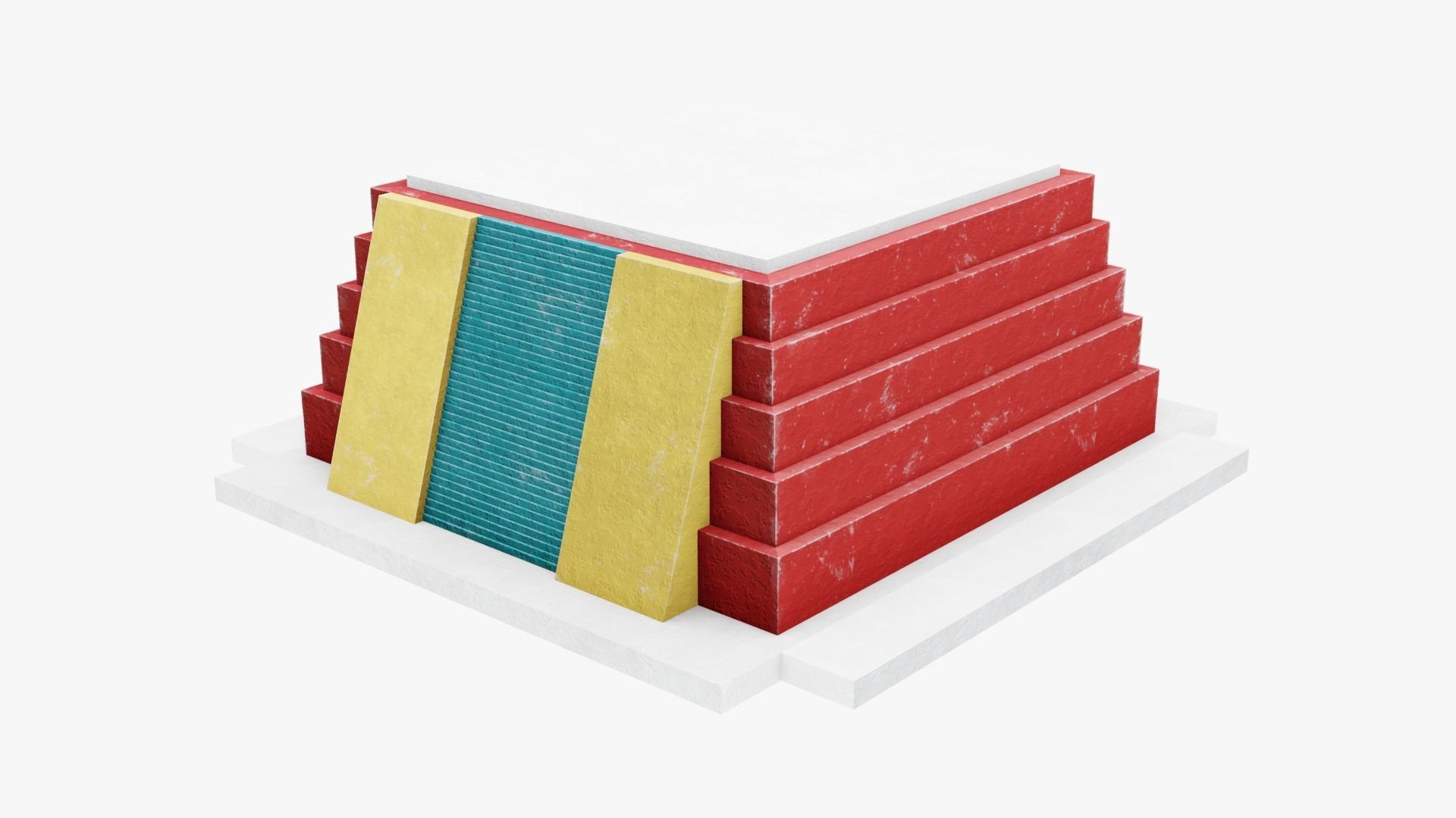 Mayan - Aztec Collection Low-poly 3D model_28