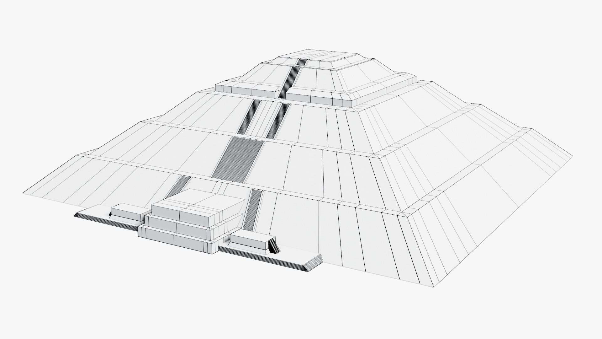 Mayan - Aztec Collection Low-poly 3D model_62