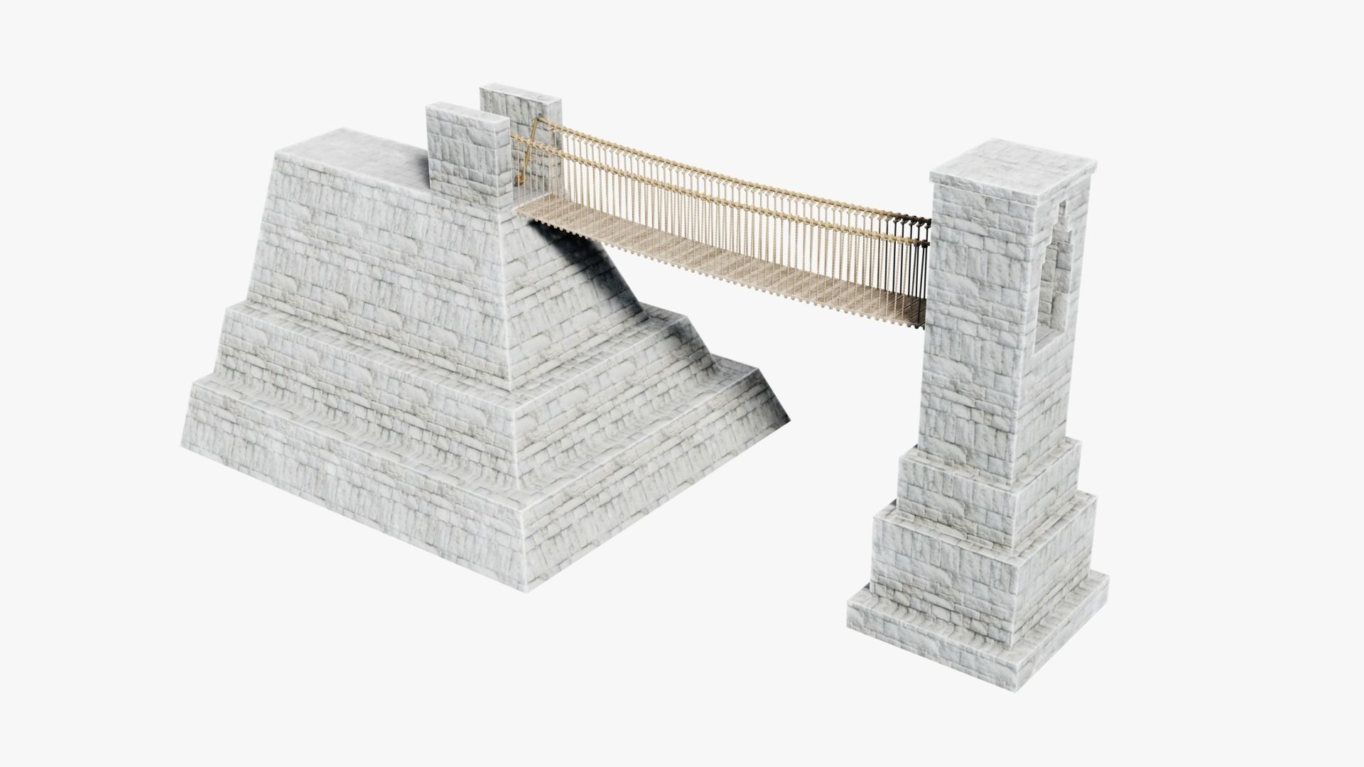 Mayan - Aztec Collection Low-poly 3D model_97