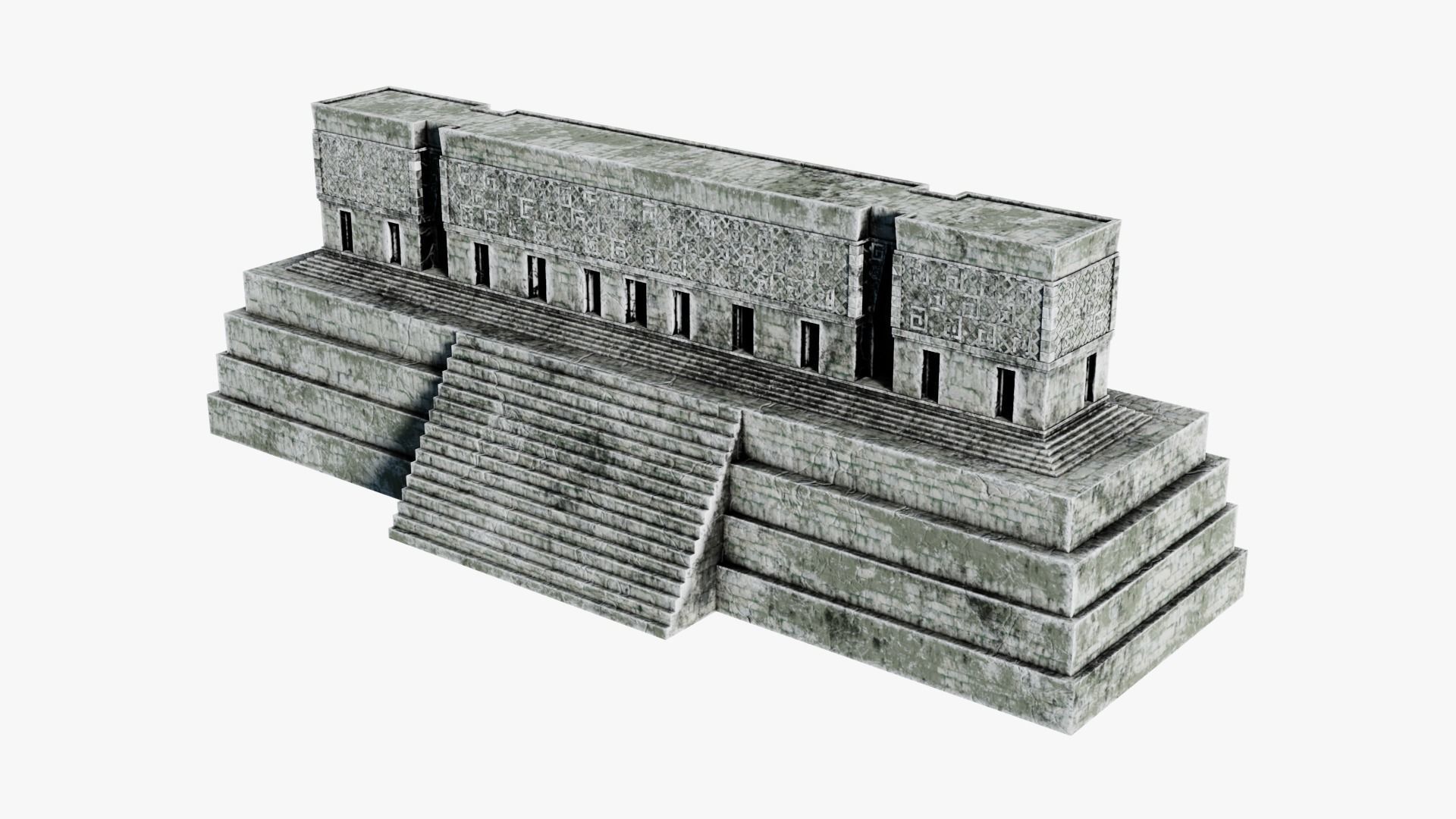 Mayan - Aztec Collection Low-poly 3D model_80