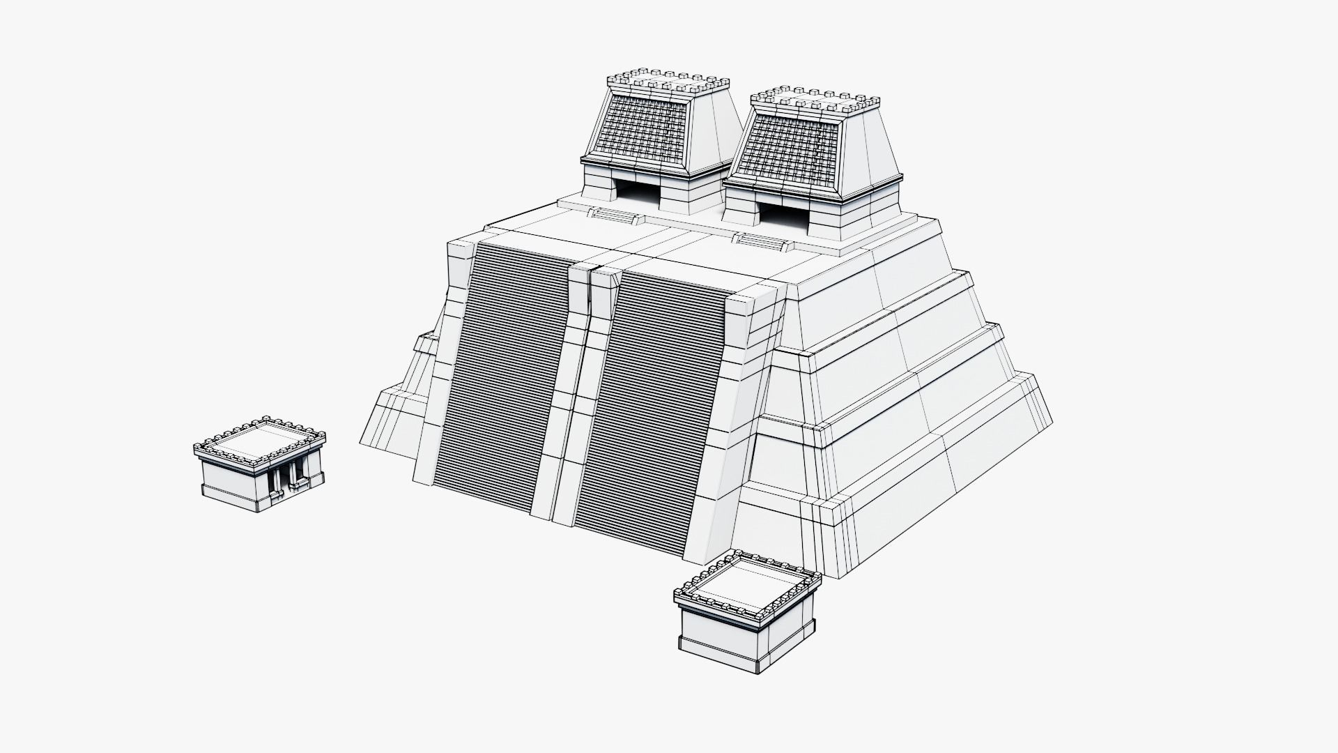 Mayan - Aztec Collection Low-poly 3D model_59