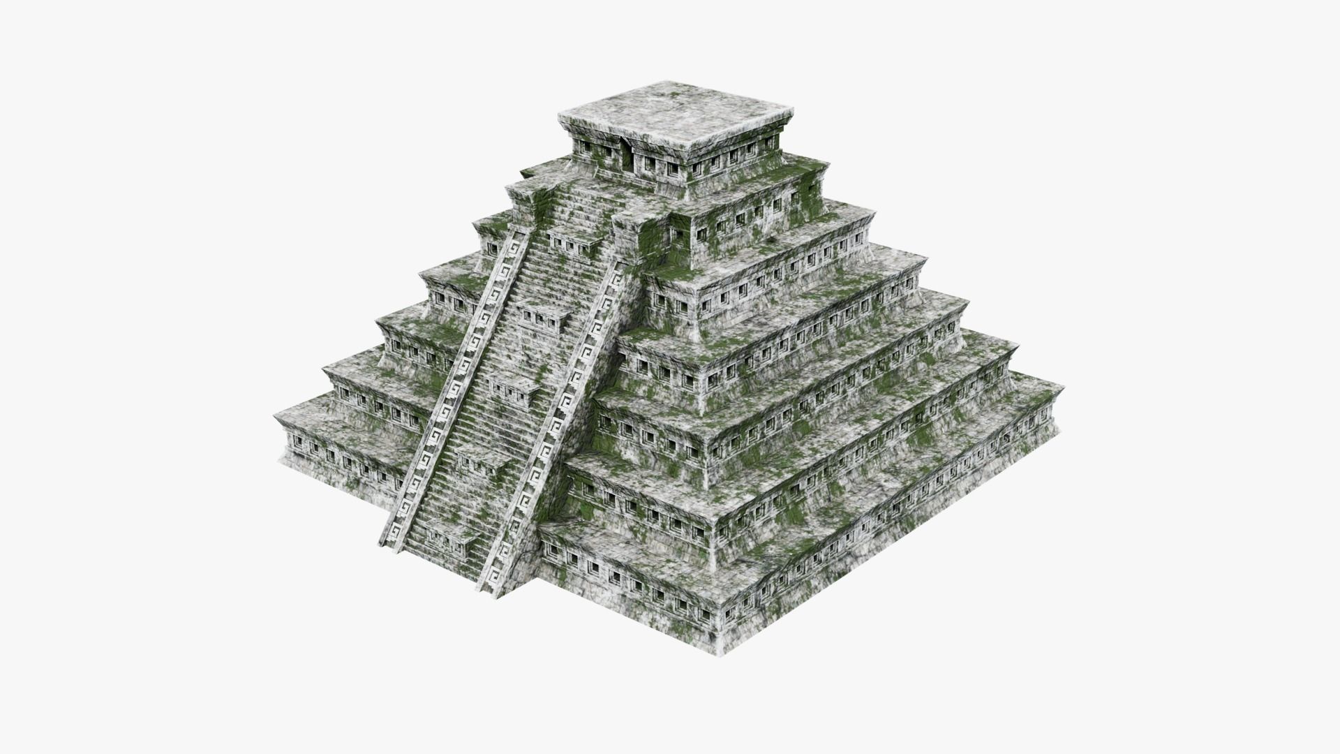 Mayan - Aztec Collection Low-poly 3D model_24
