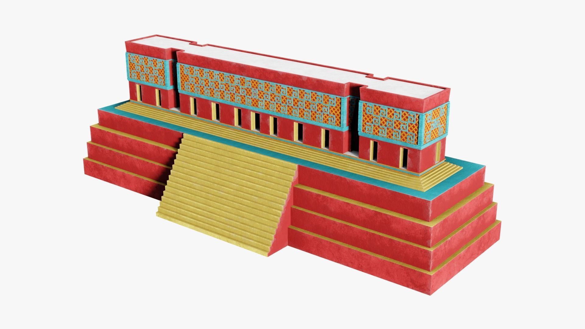 Mayan - Aztec Collection Low-poly 3D model_81