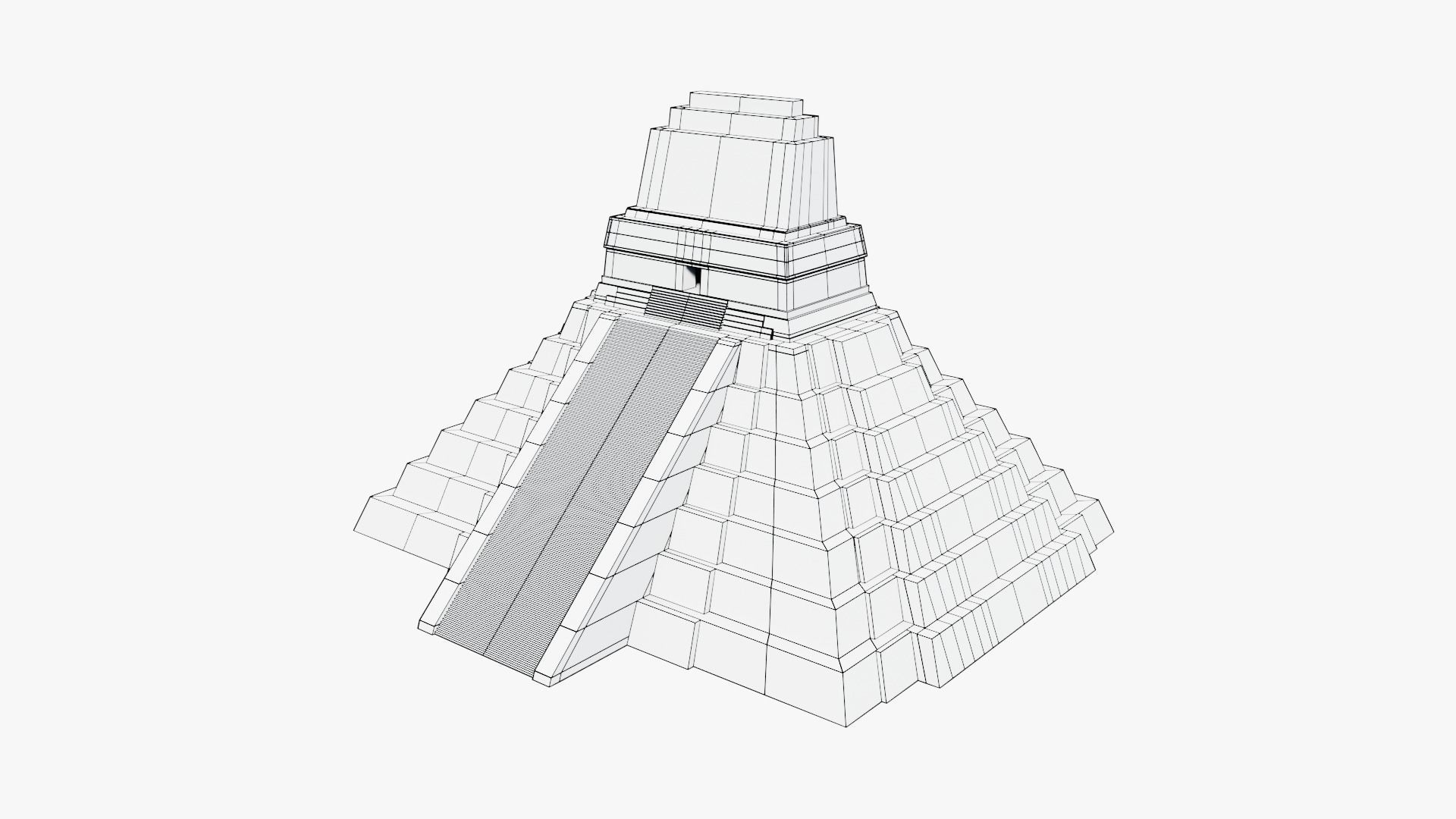 Mayan - Aztec Collection Low-poly 3D model_71