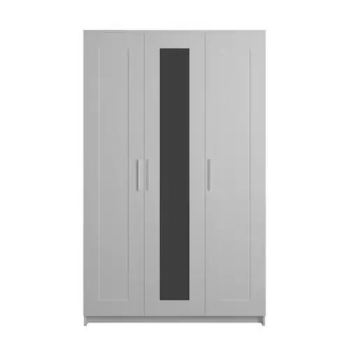 Ikea BRIMNES wardrobe with 3 doors 3D model