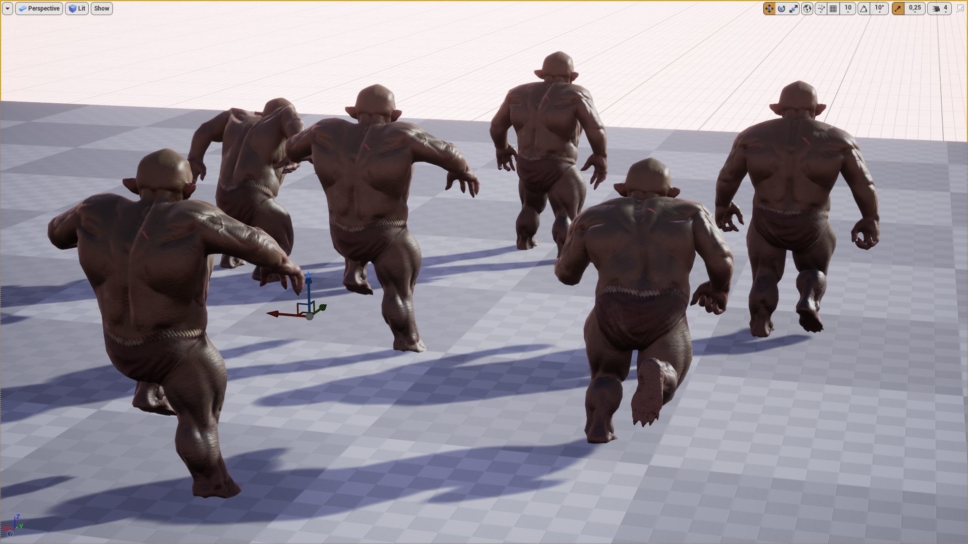 Small Goblin Low-poly 3D model_7