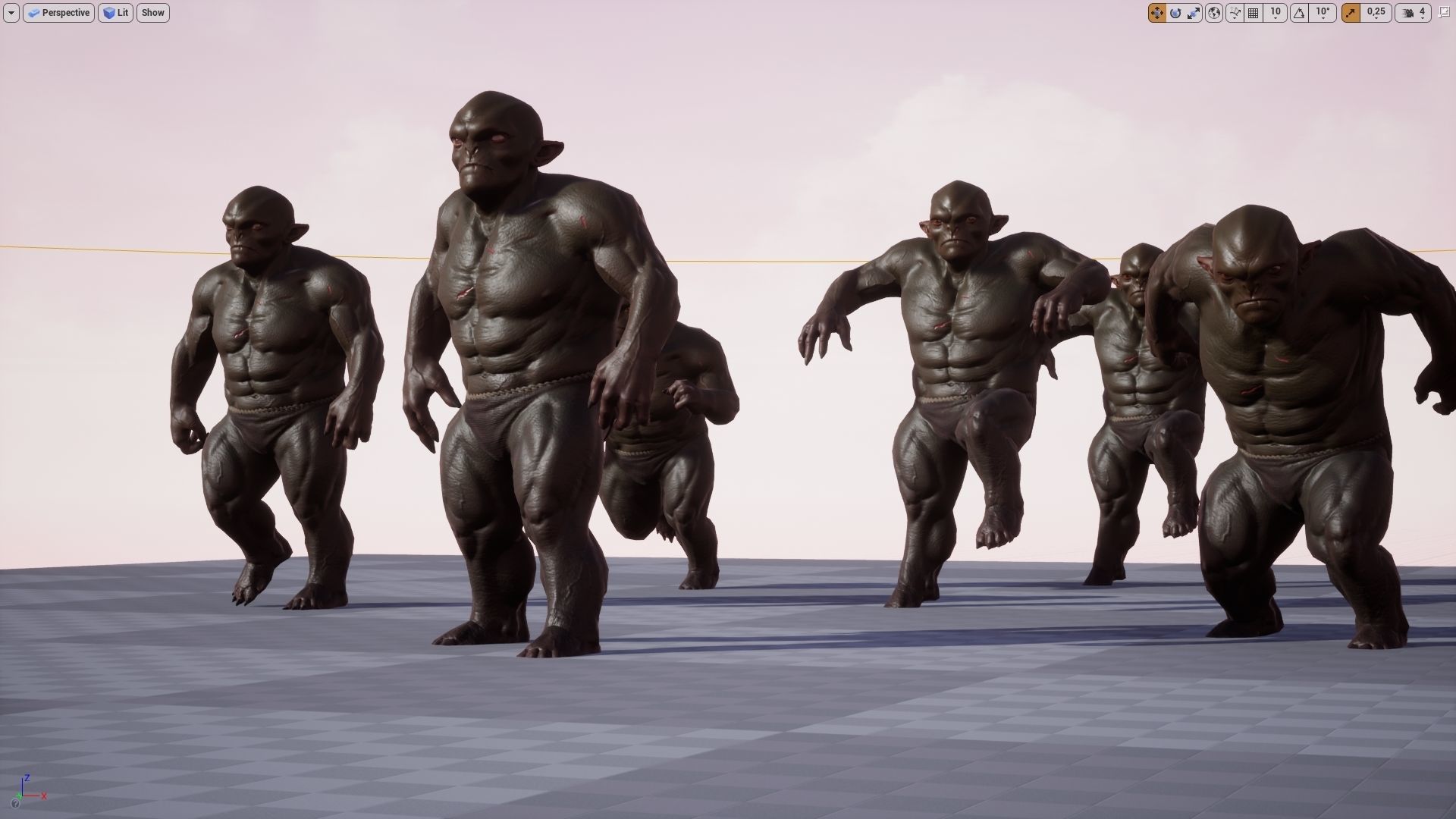 Small Goblin Low-poly 3D model_6