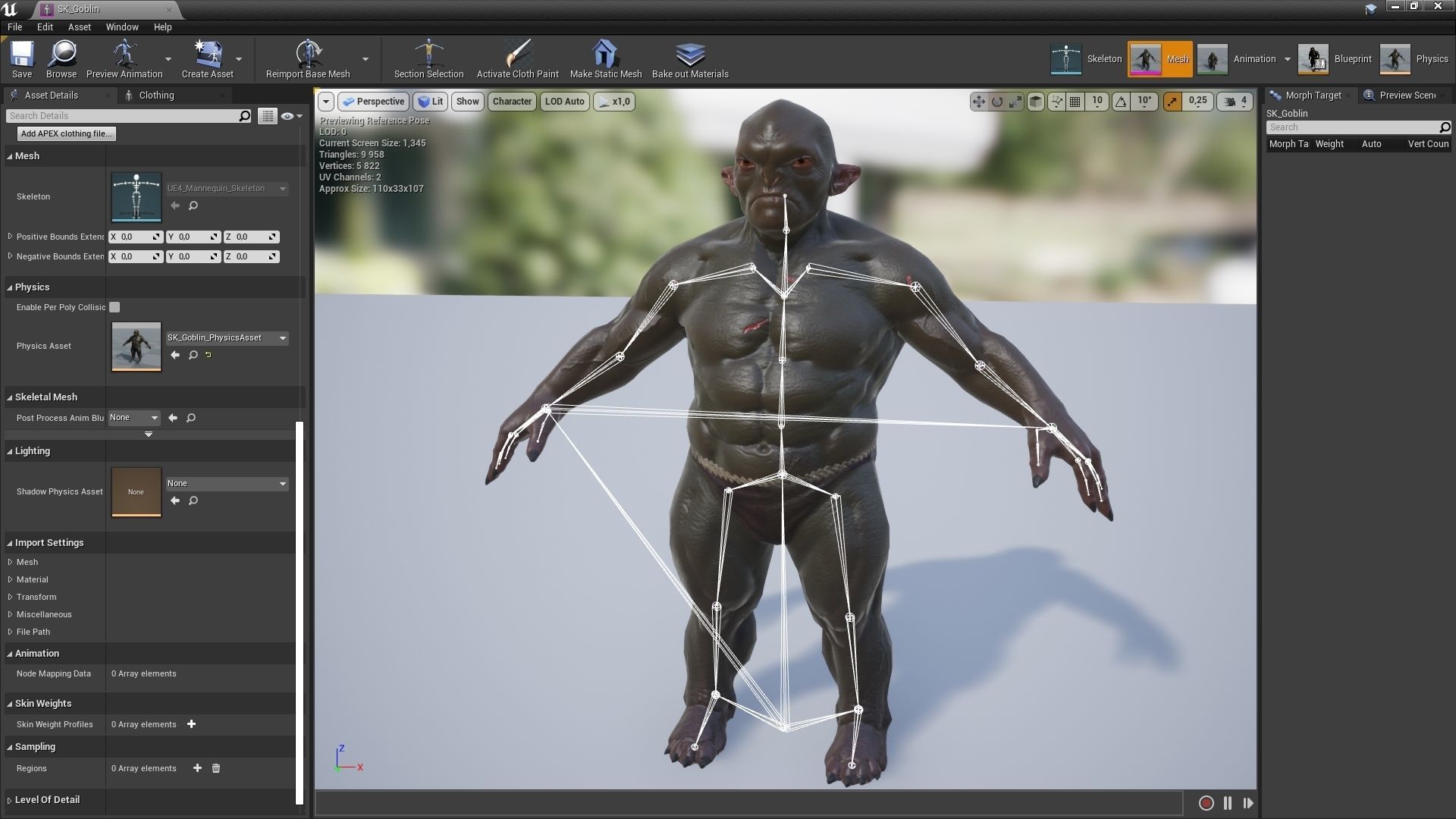 Small Goblin Low-poly 3D model_10