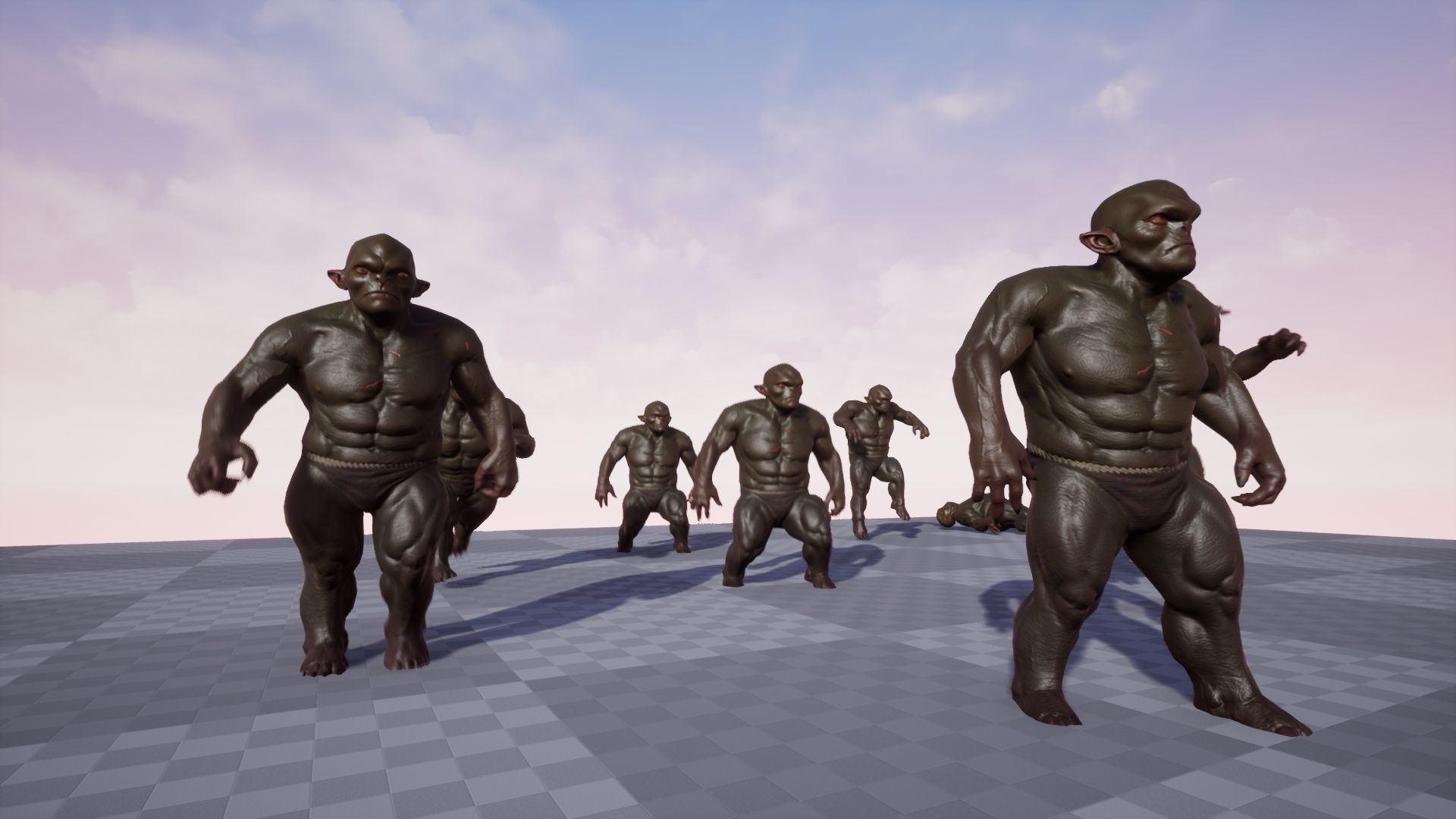 Small Goblin Low-poly 3D model_9