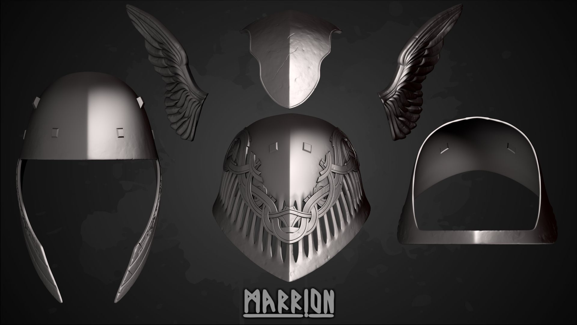 Malenia Winged Helmet Elden Ring 3D print model_17